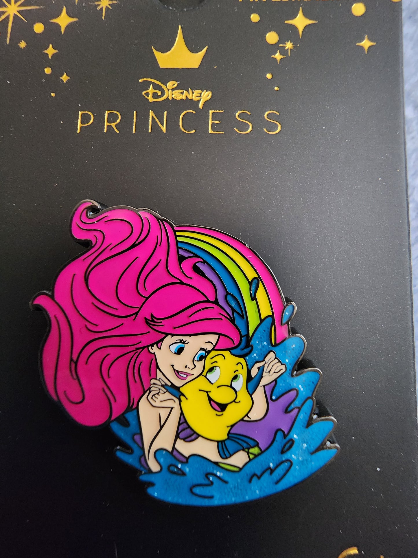 Loungefly Disney Ariel and Flounder Rainbow Pin