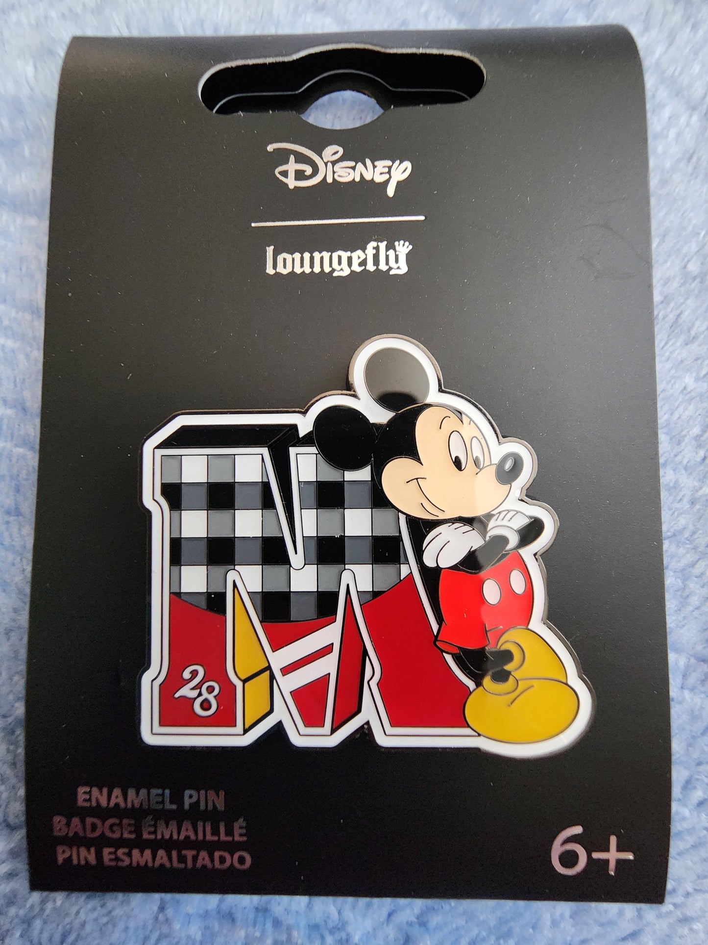 Loungefly Disney Mickey Mouse Varsity Letter Pin