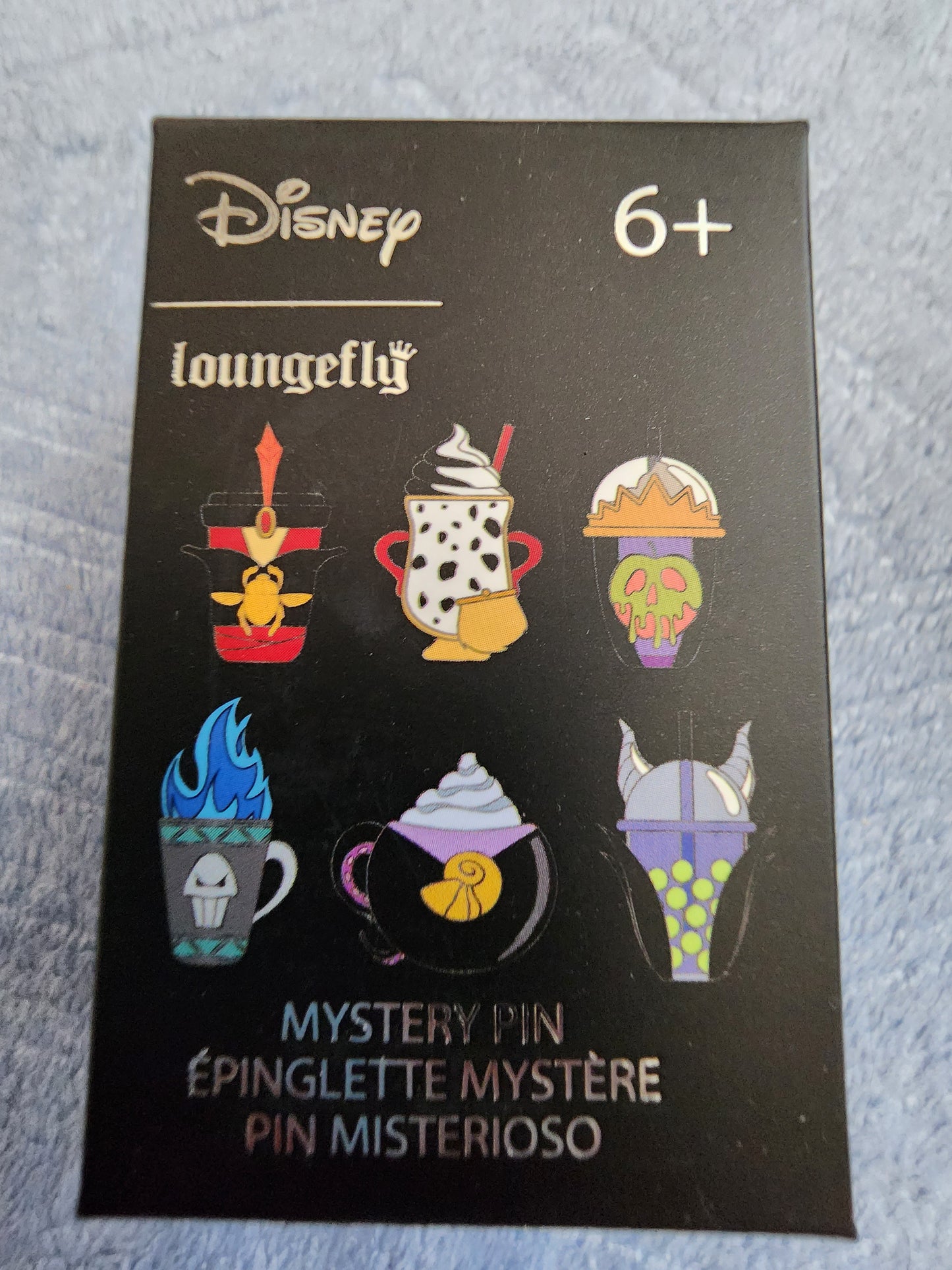 Loungefly Disney Villains Drink Mystery Pins