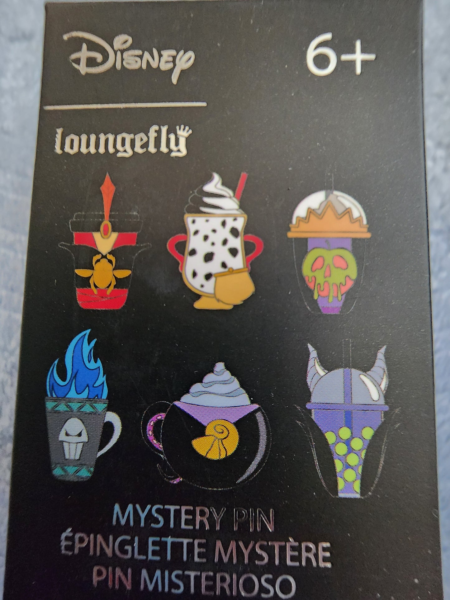 Loungefly Disney Villains Drink Mystery Pins