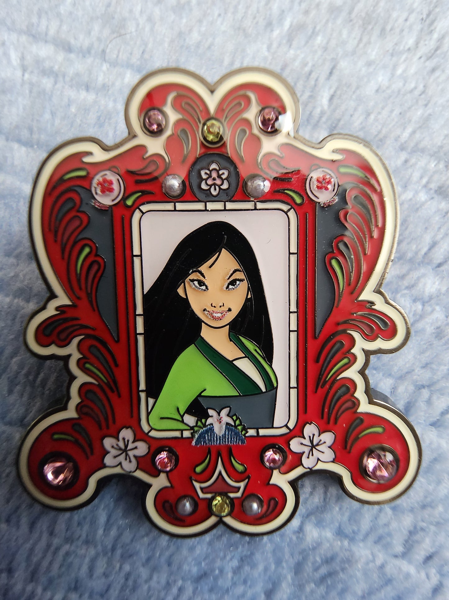 Loungefly Disney Princess Jeweled Portrait Frame Mystery Pins