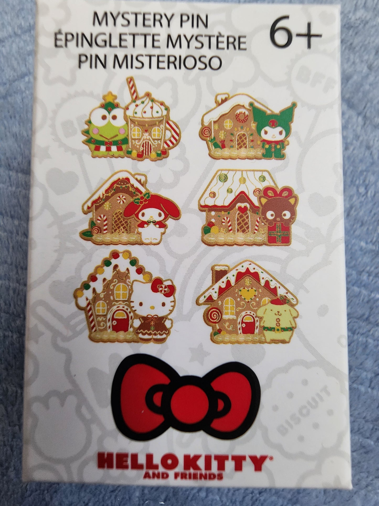 Loungefly Hello Kitty and Friends Holiday Gingerbread House Mystery Pins