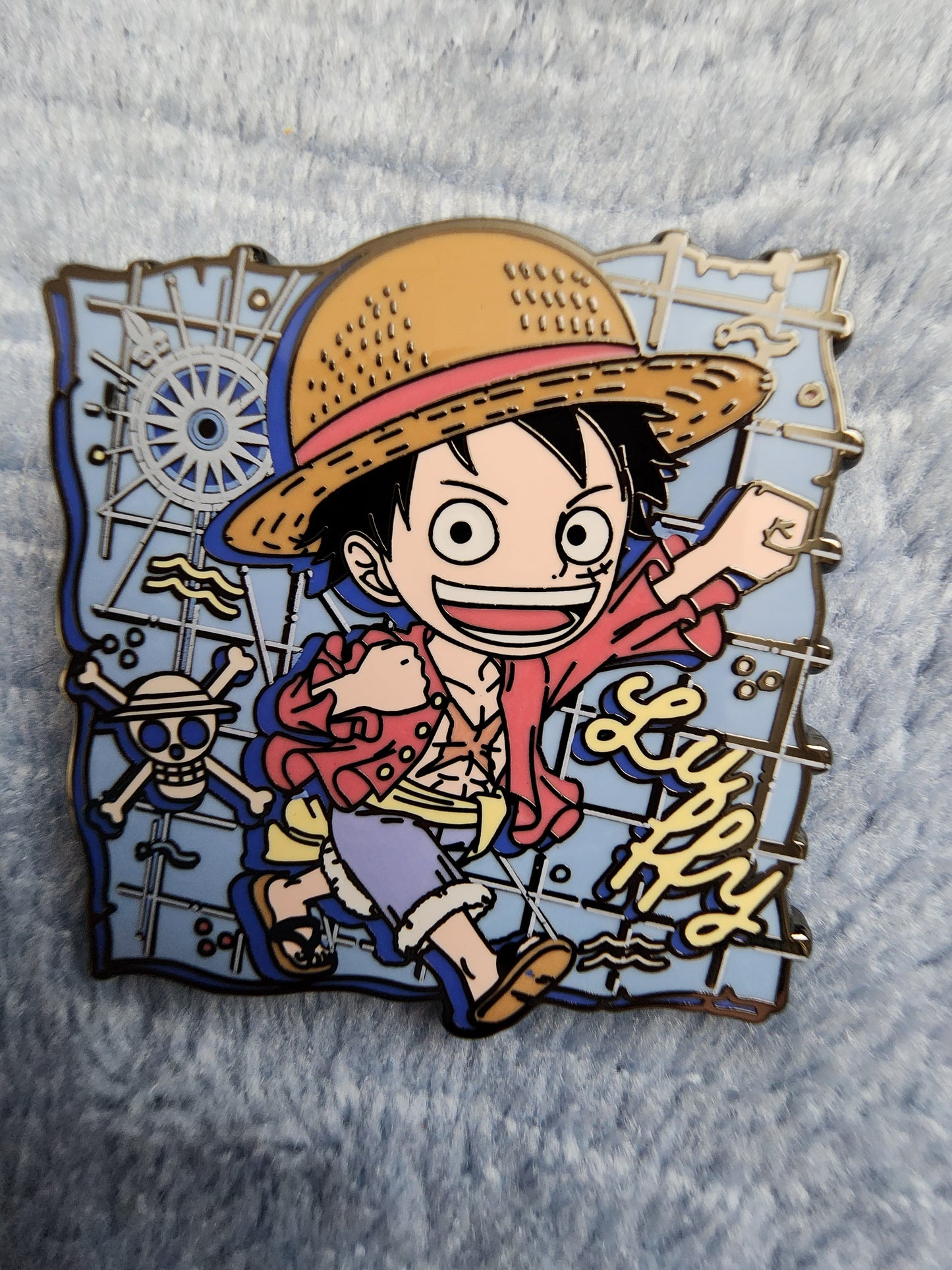 Loungefly One Piece Characters Map Mystery Pins