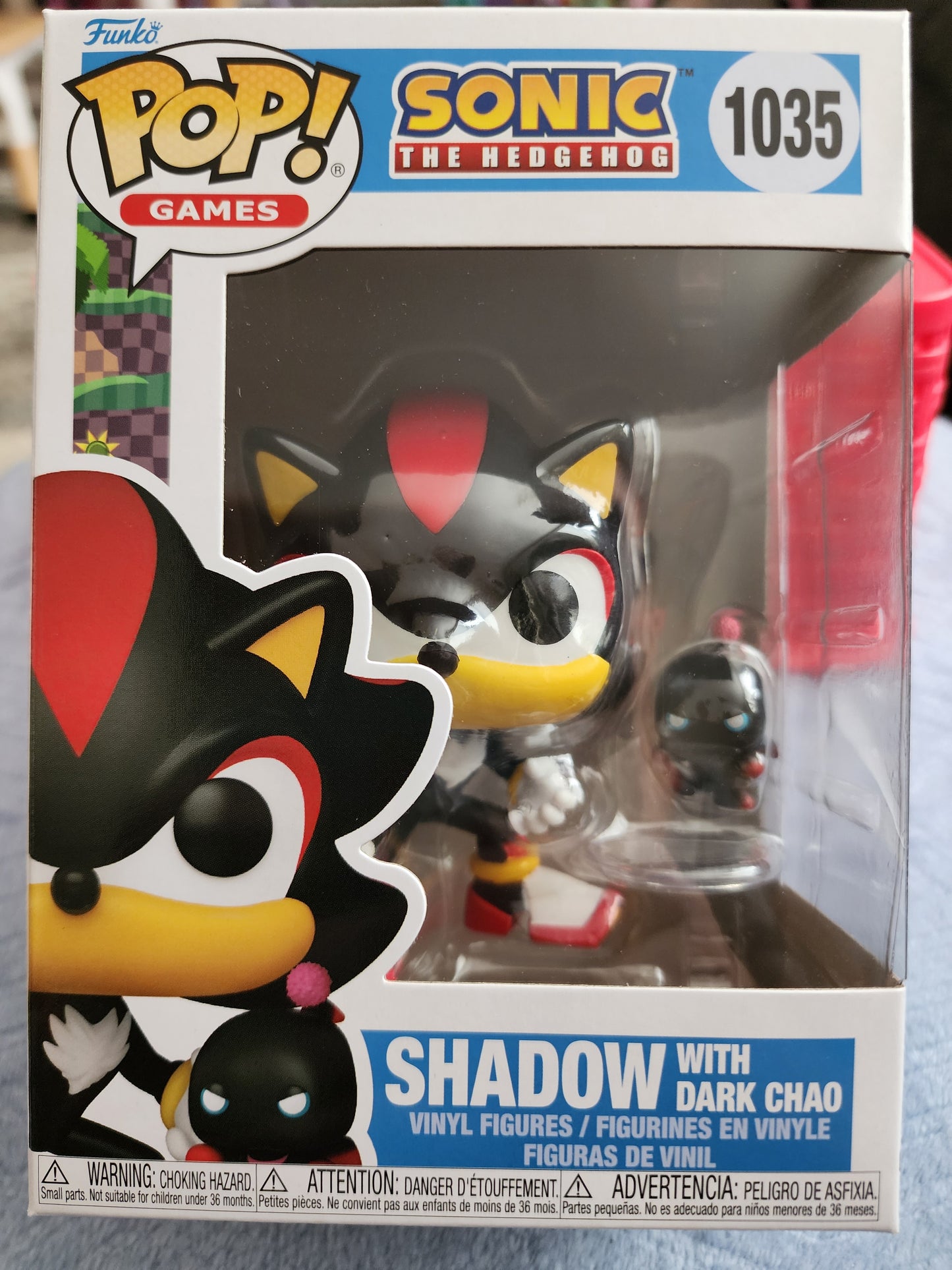 Funko Pop Sonic the Hedgehog Shadow with Dark Chao Figures