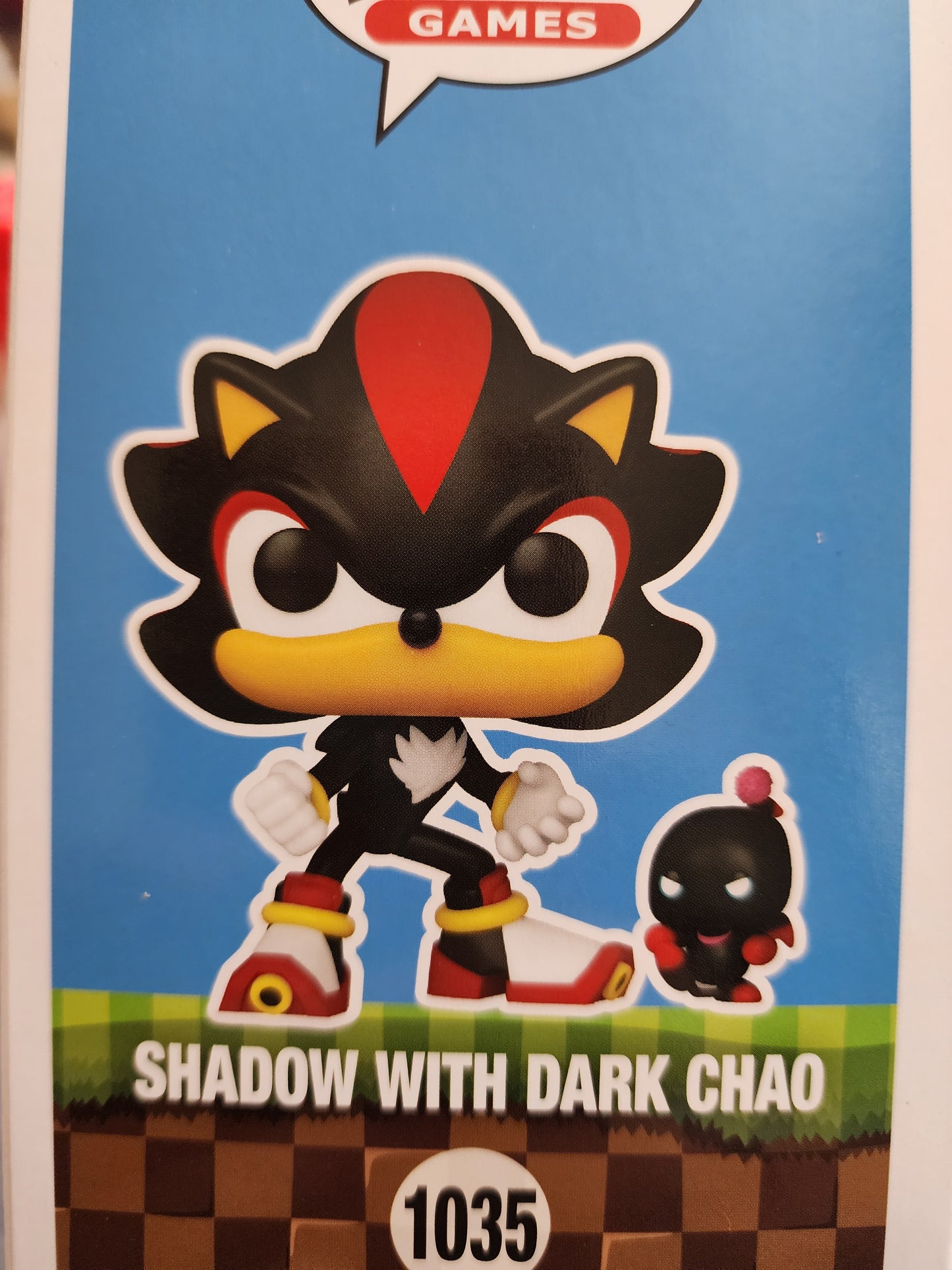 Funko Pop Sonic the Hedgehog Shadow with Dark Chao Figures