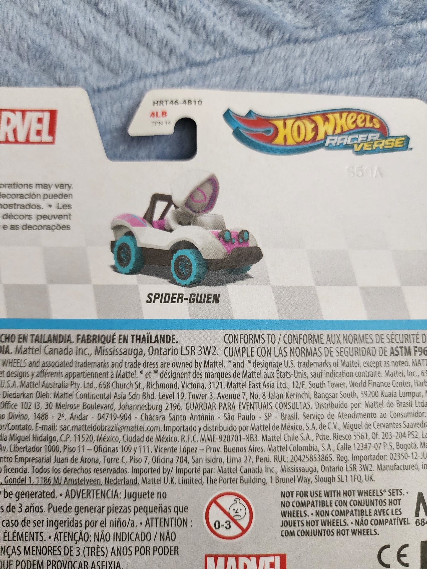 Hot Wheels Racer Verse Spider Gwen Car