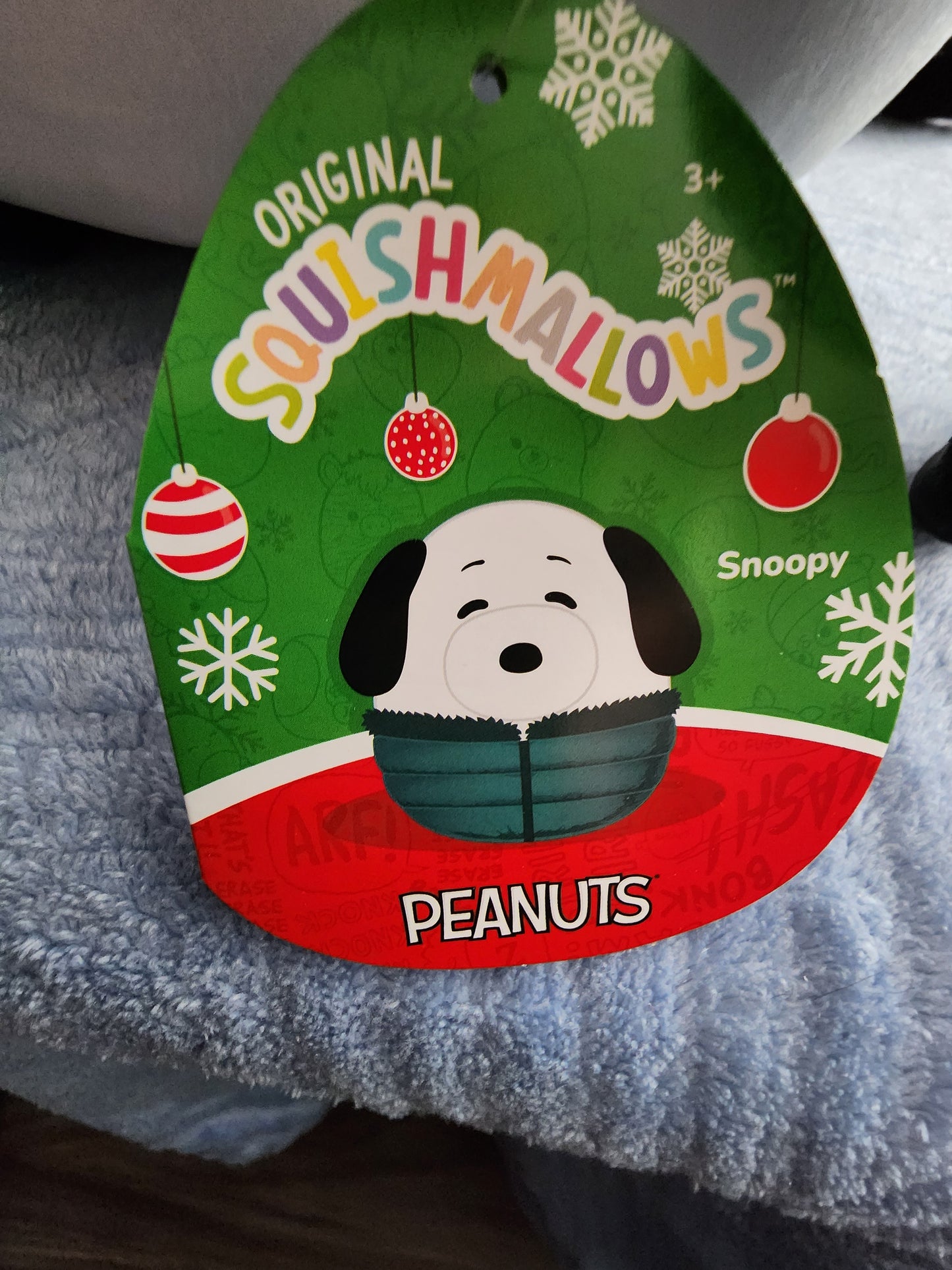 Snoopy Puffer Jacket Squishmallows Plush