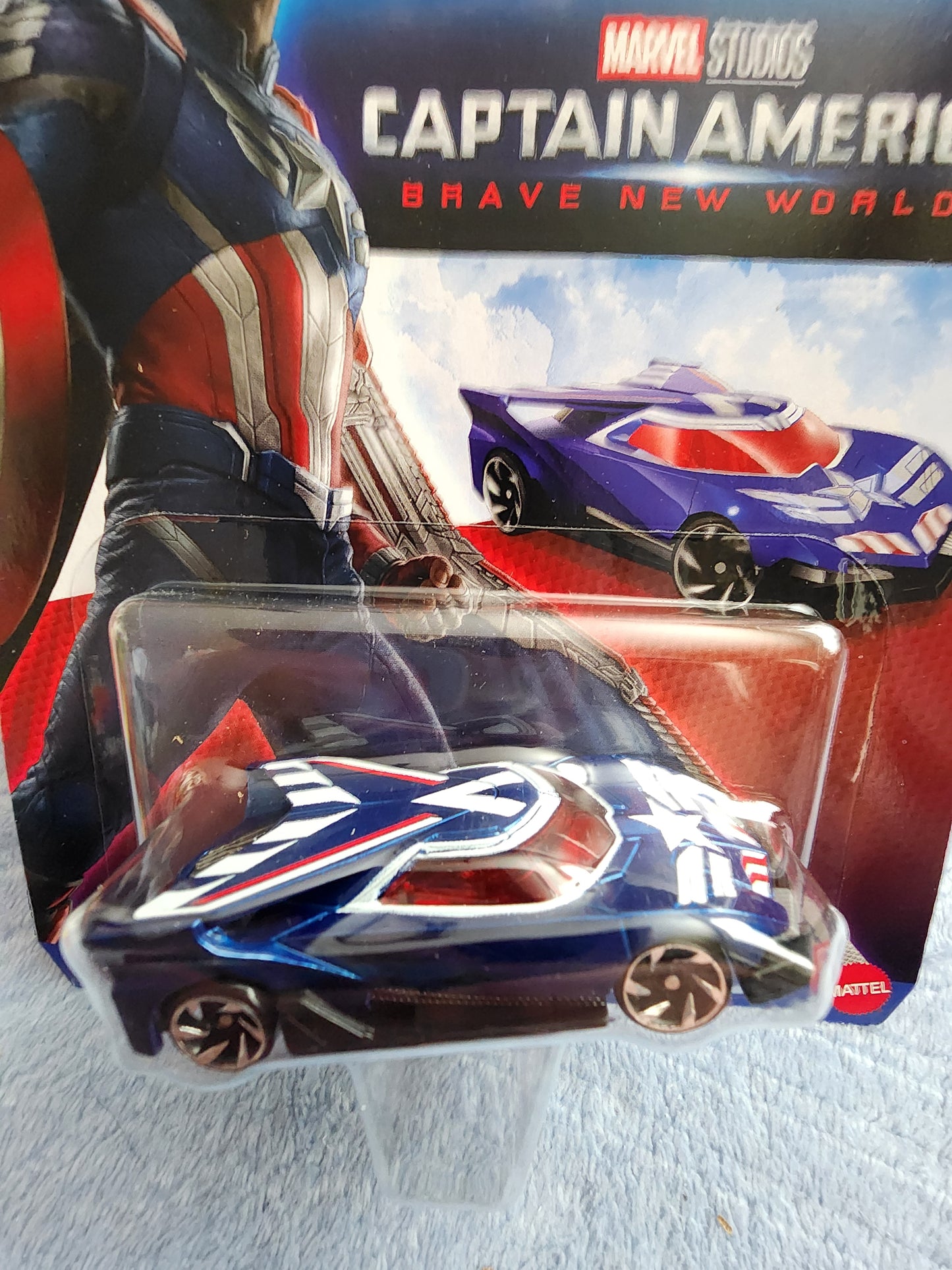 Hot Wheels Disney Marvel Captain America Car