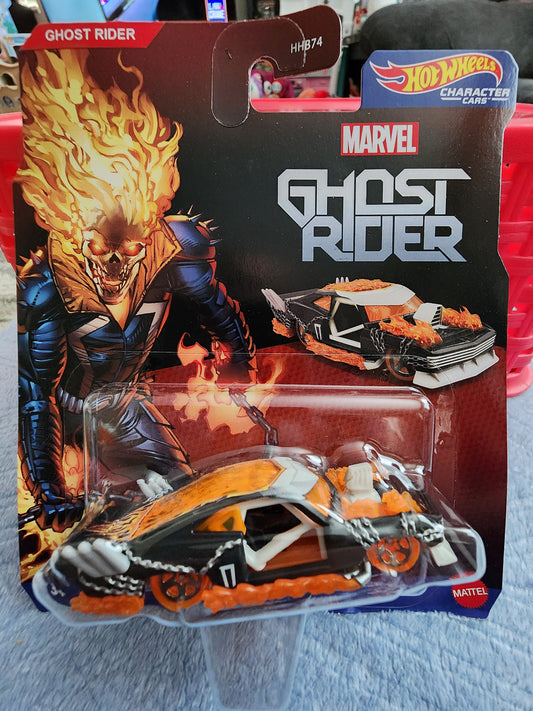 Hot Wheels Disney Marvel Ghost Rider Car