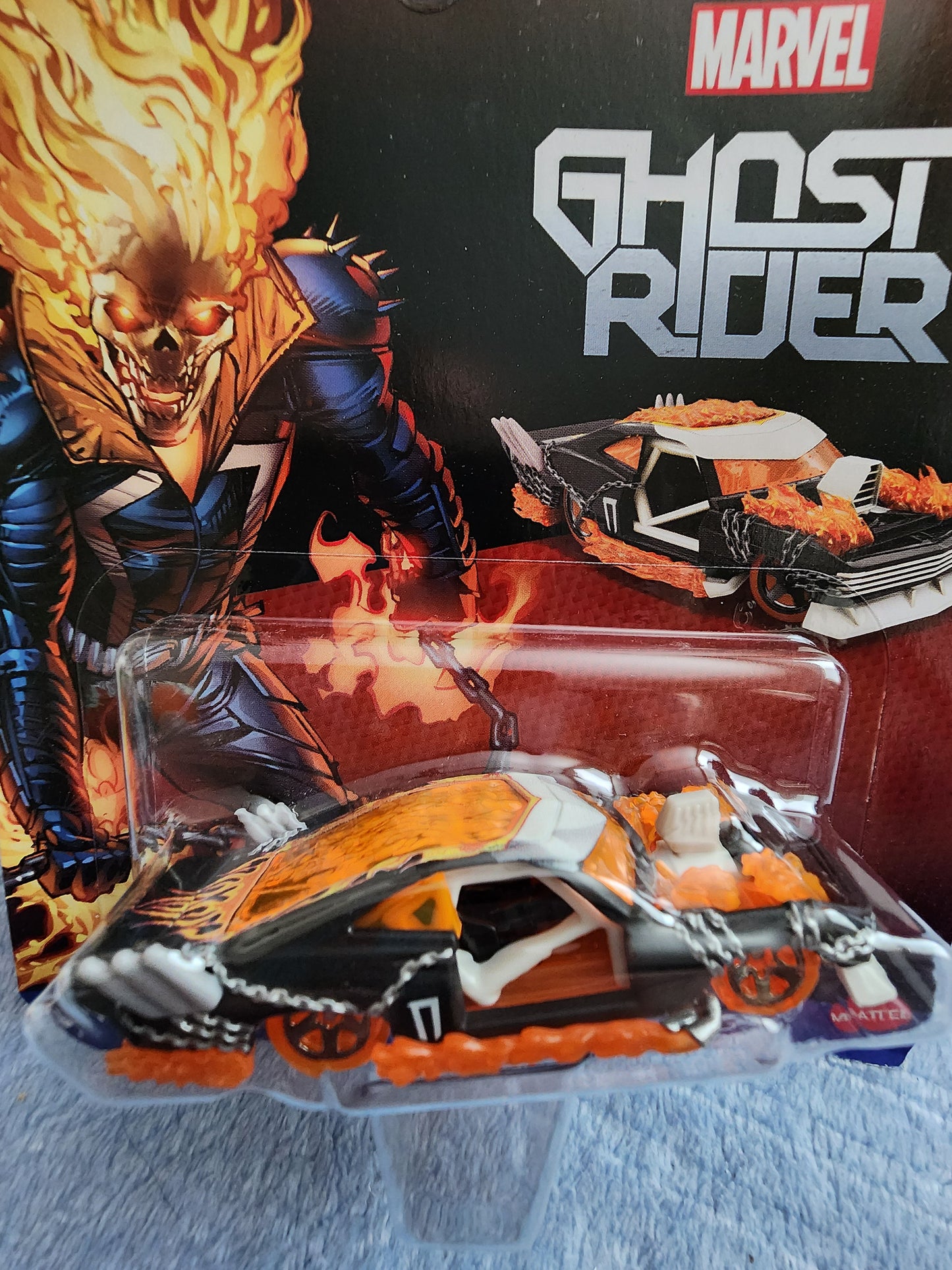 Hot Wheels Disney Marvel Ghost Rider Car