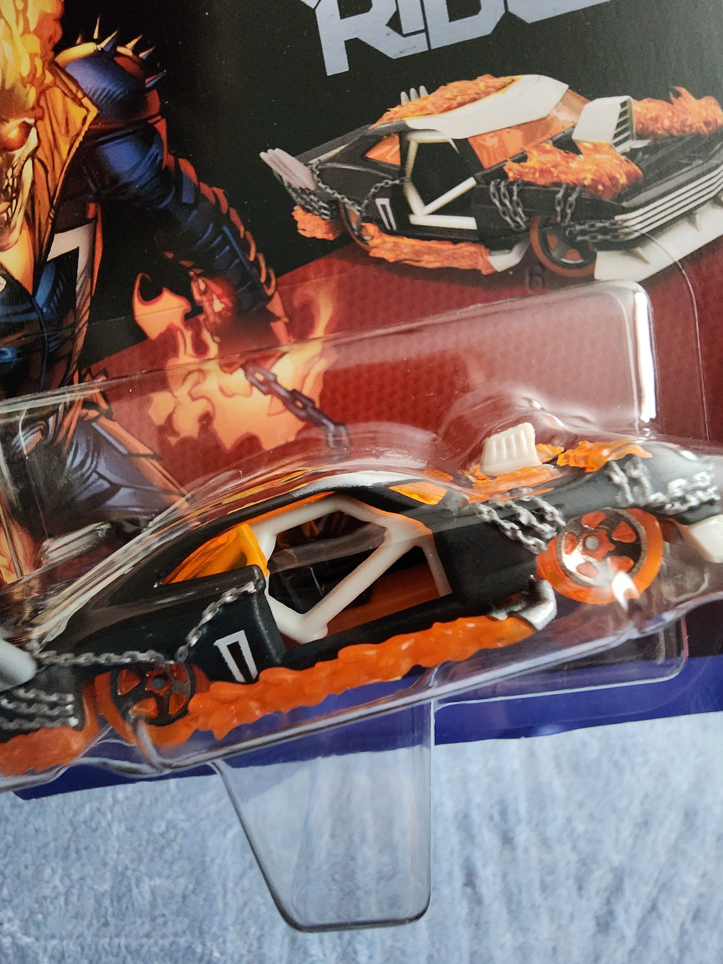 Hot Wheels Disney Marvel Ghost Rider Car