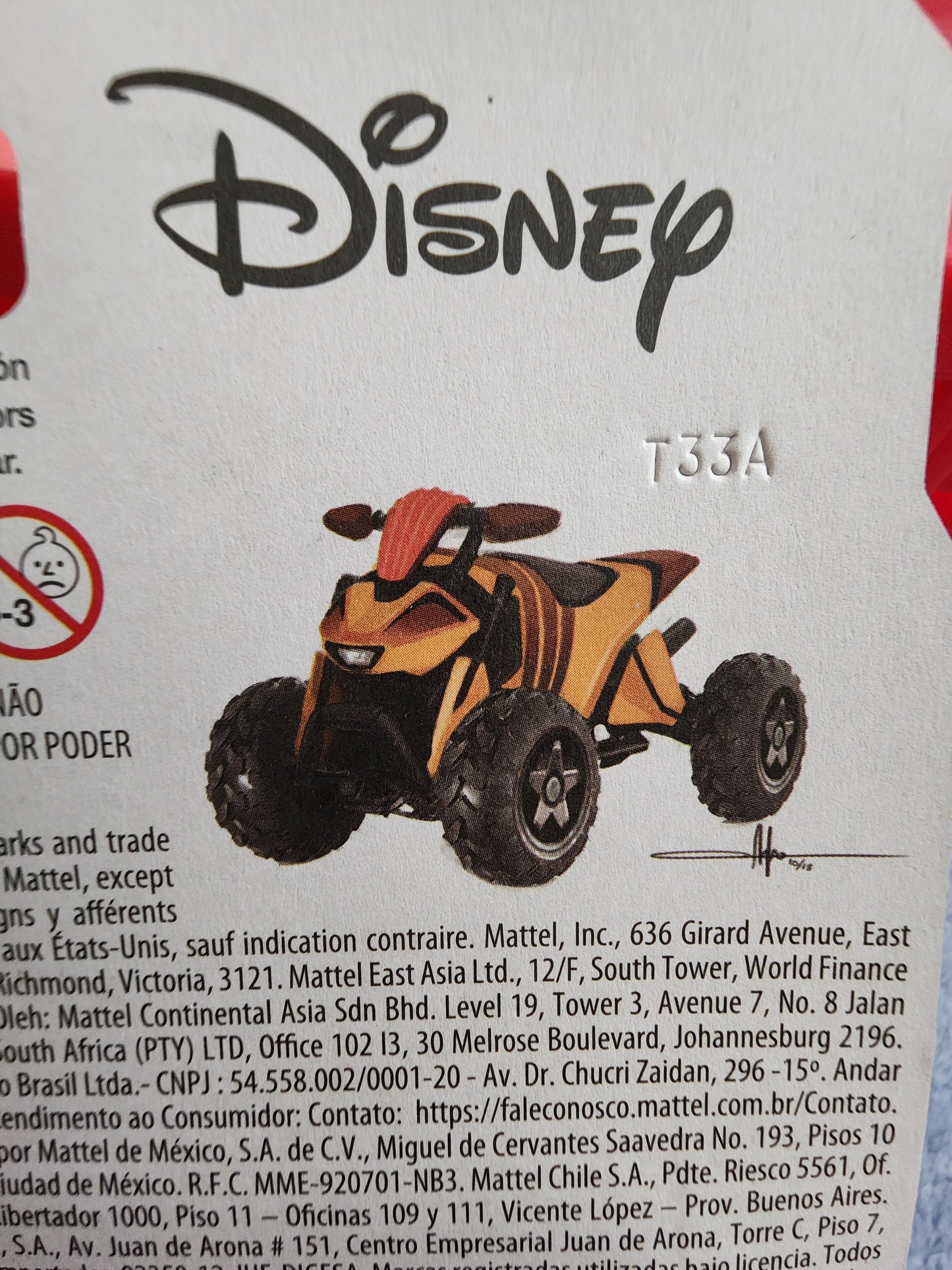 Hot Wheels Disney Lion King Timon Car