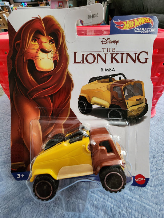 Hot Wheels Disney Lion King Simba Car