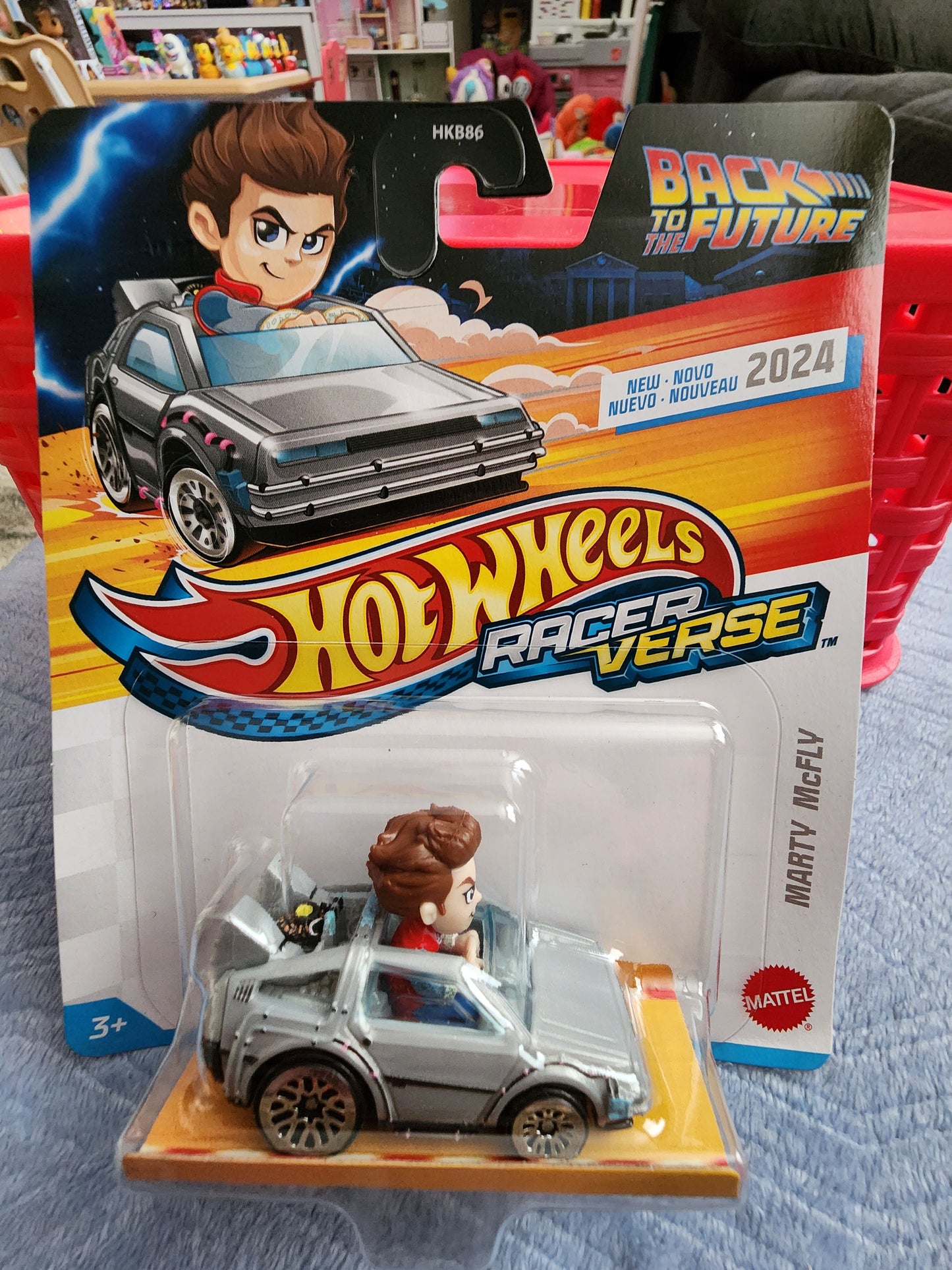 Hot Wheels Racer Verse Back to the Future Marty McFly Car