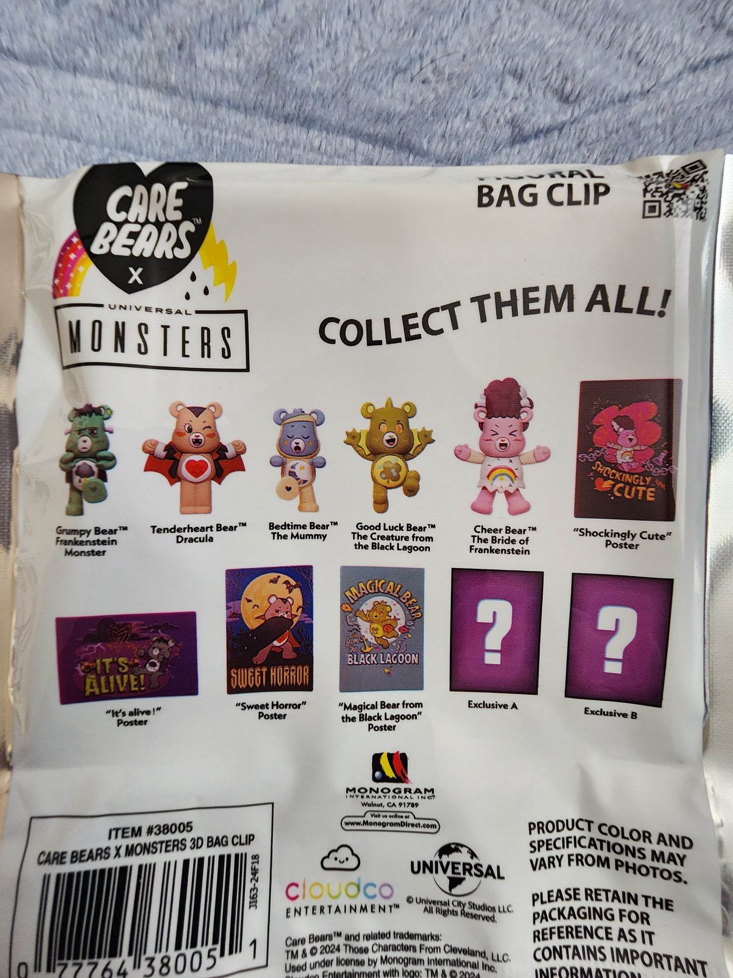 Care Bears x Universal Monsters Mystery Bag Clips