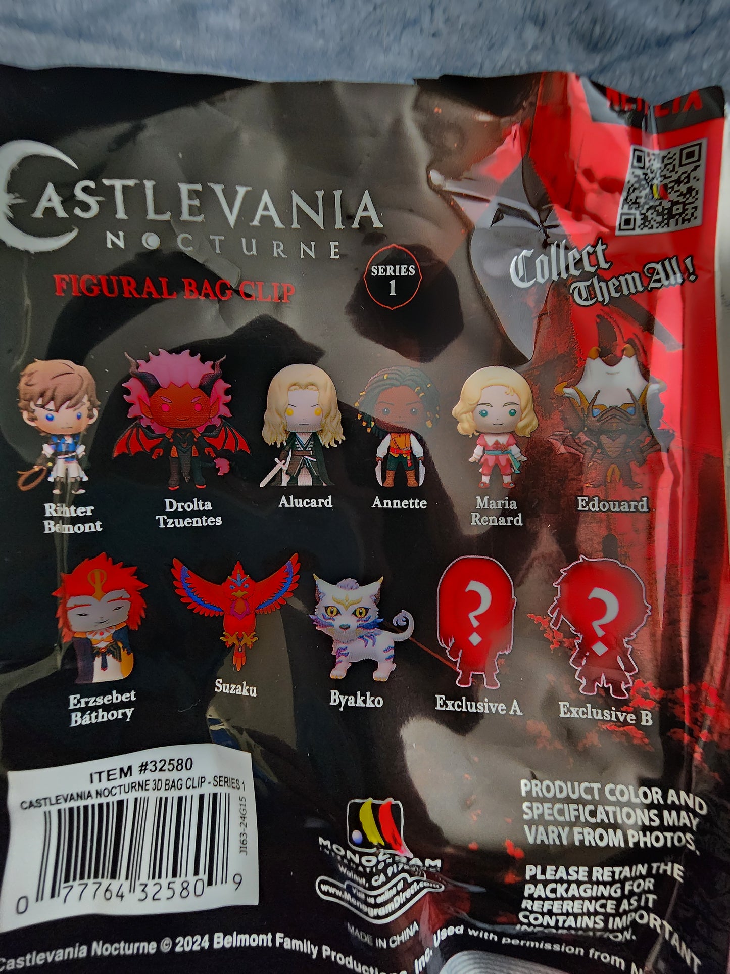 Castlevania Nocturne Exclusive Mystery Bag Clips