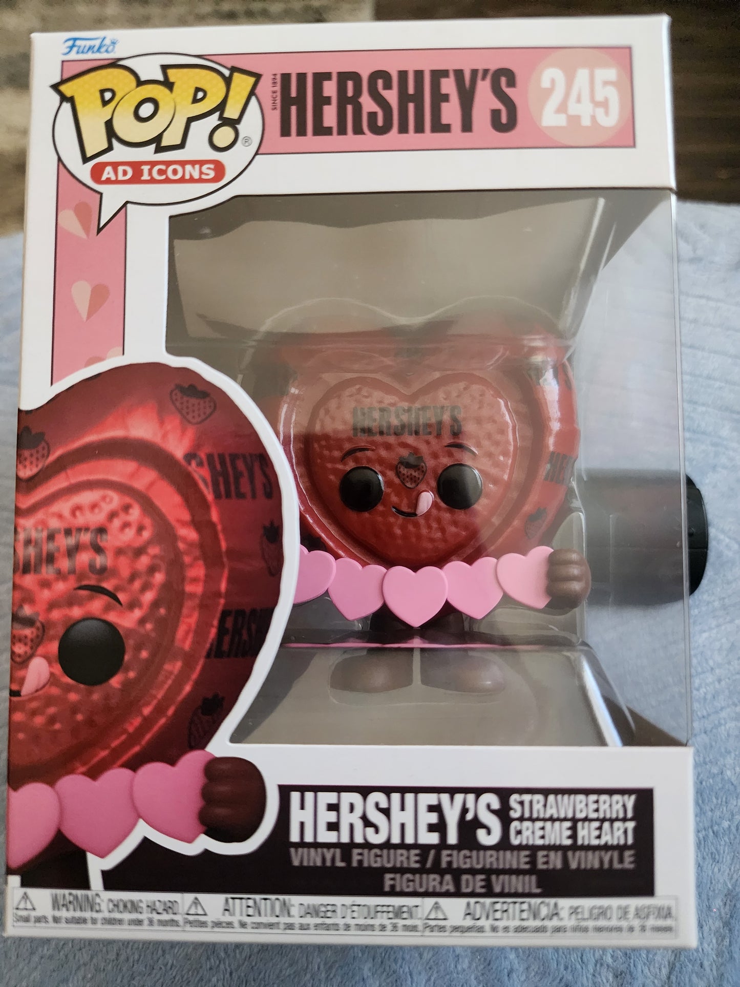 Funko Pop Hershey Strawberry Cream Heart Figure