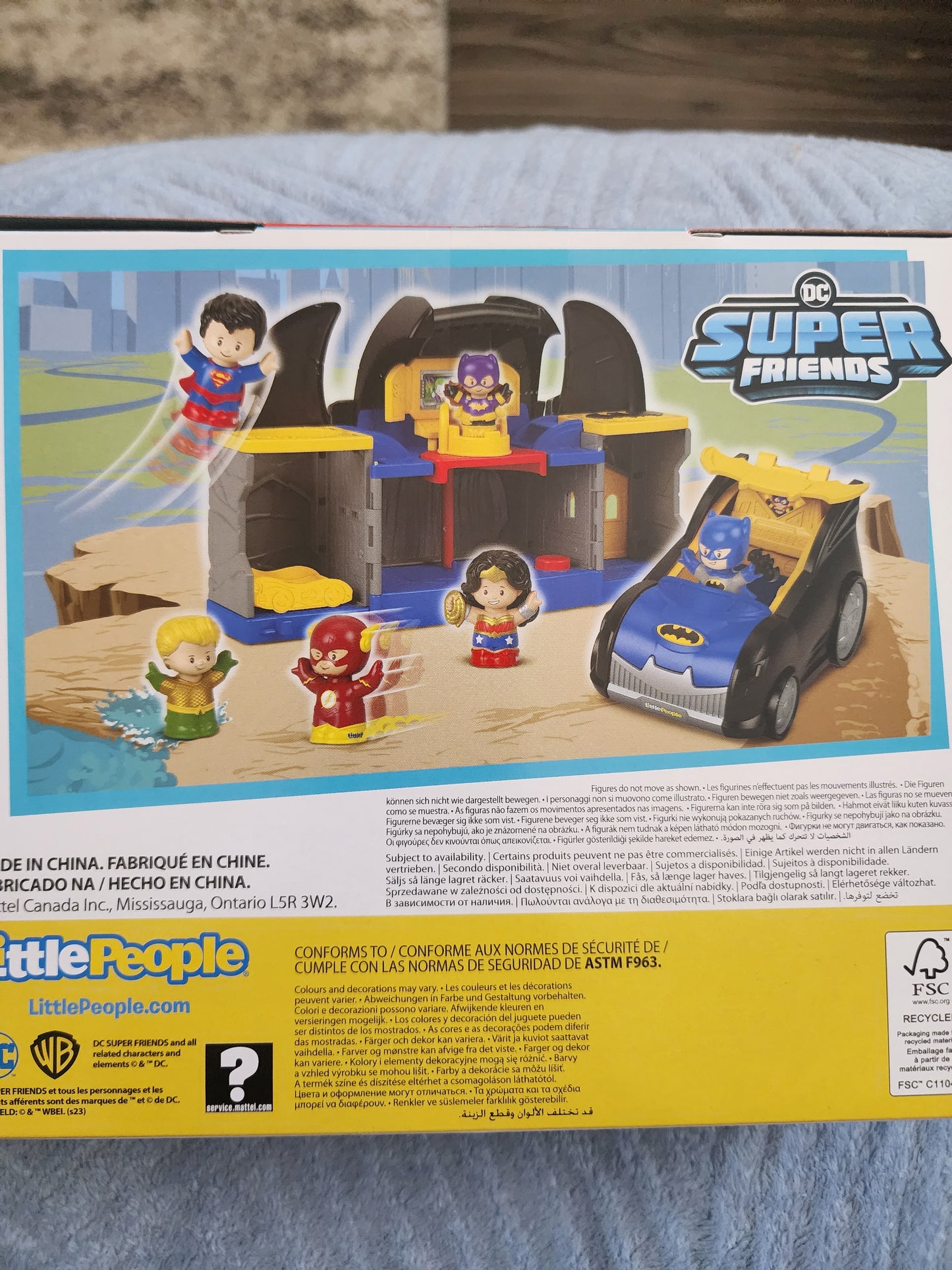 Fisher Price Little People DC Super Friends Figures Set