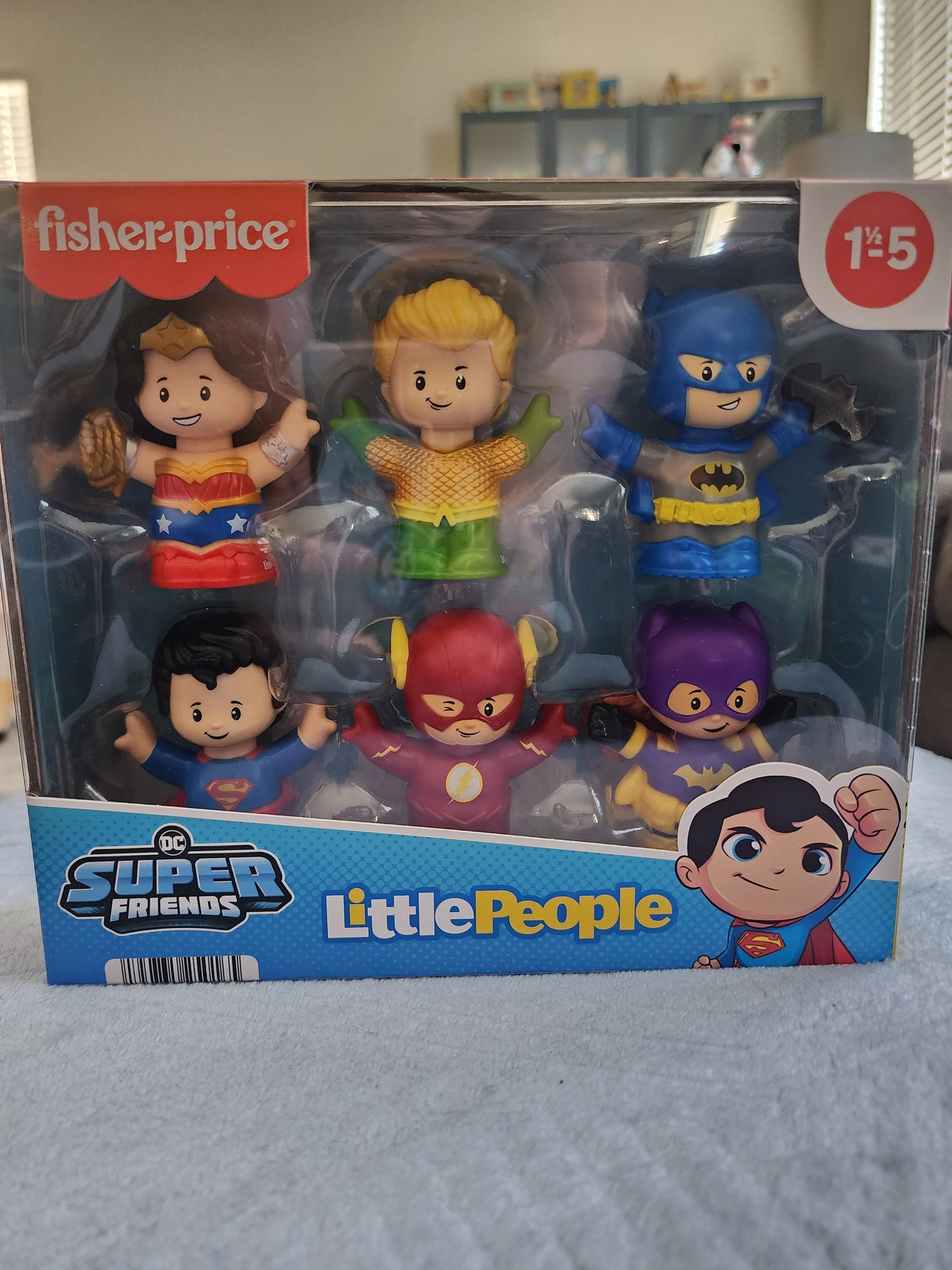 Fisher Price Little People DC Super Friends Figures Set