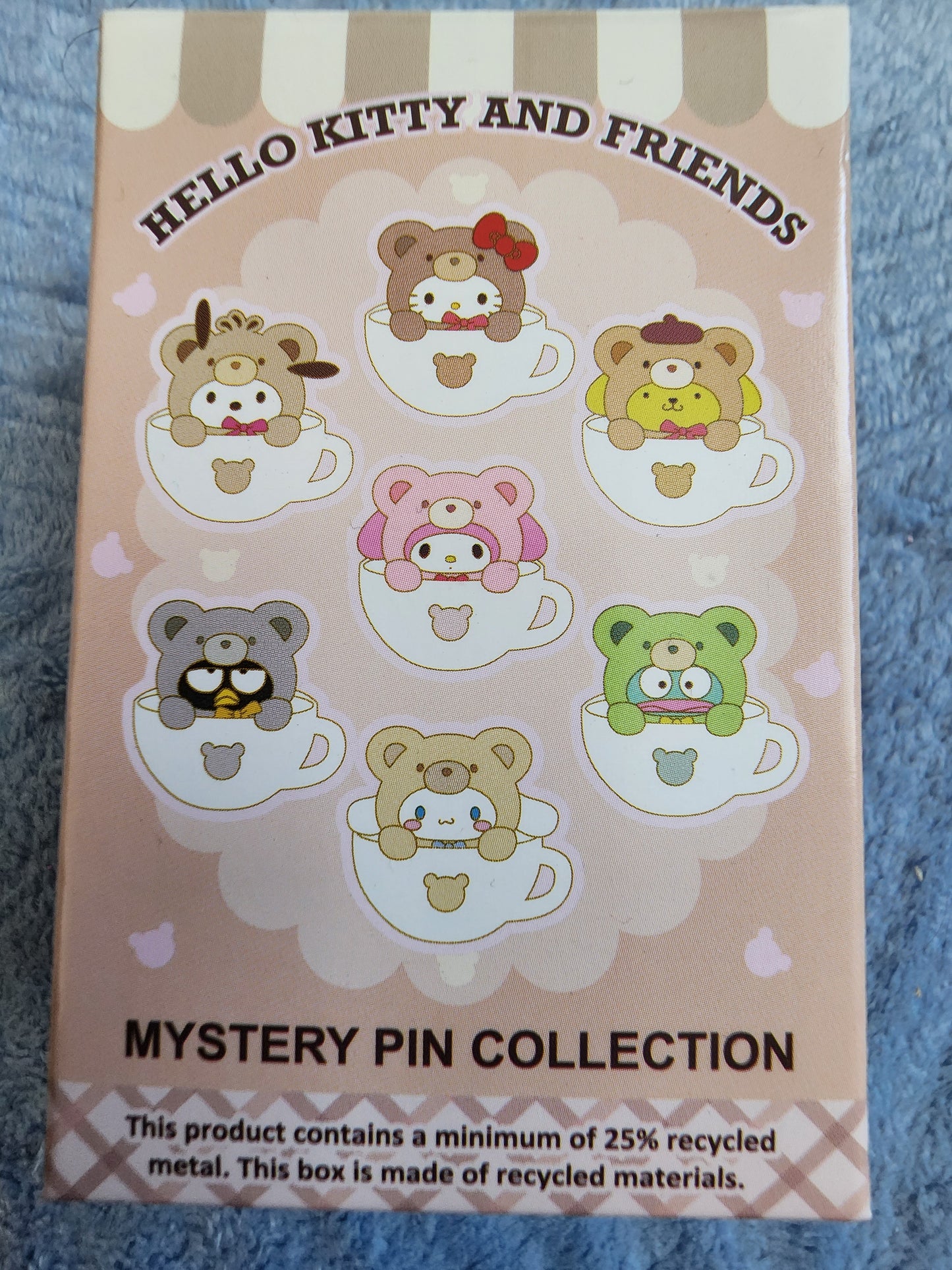 Loungefly Hello Kitty and Friends Latte Bear Tea Cup Mystery Pins