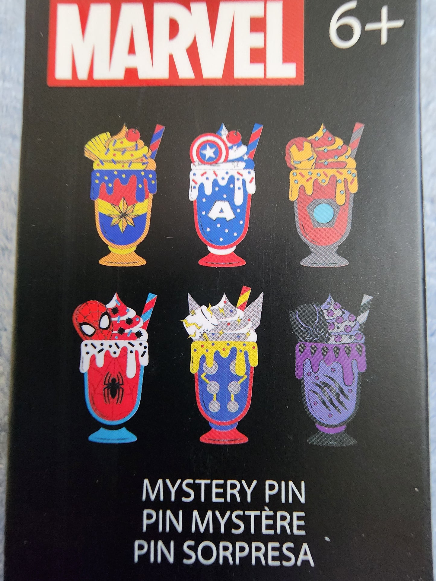 Loungefly Marvel Characters Milkshake Mystery Pins