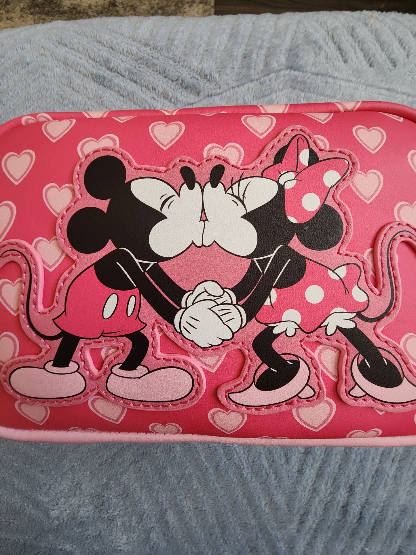 Loungefly Disney Mickey and Minnie Valentine's Cosmetic Bag