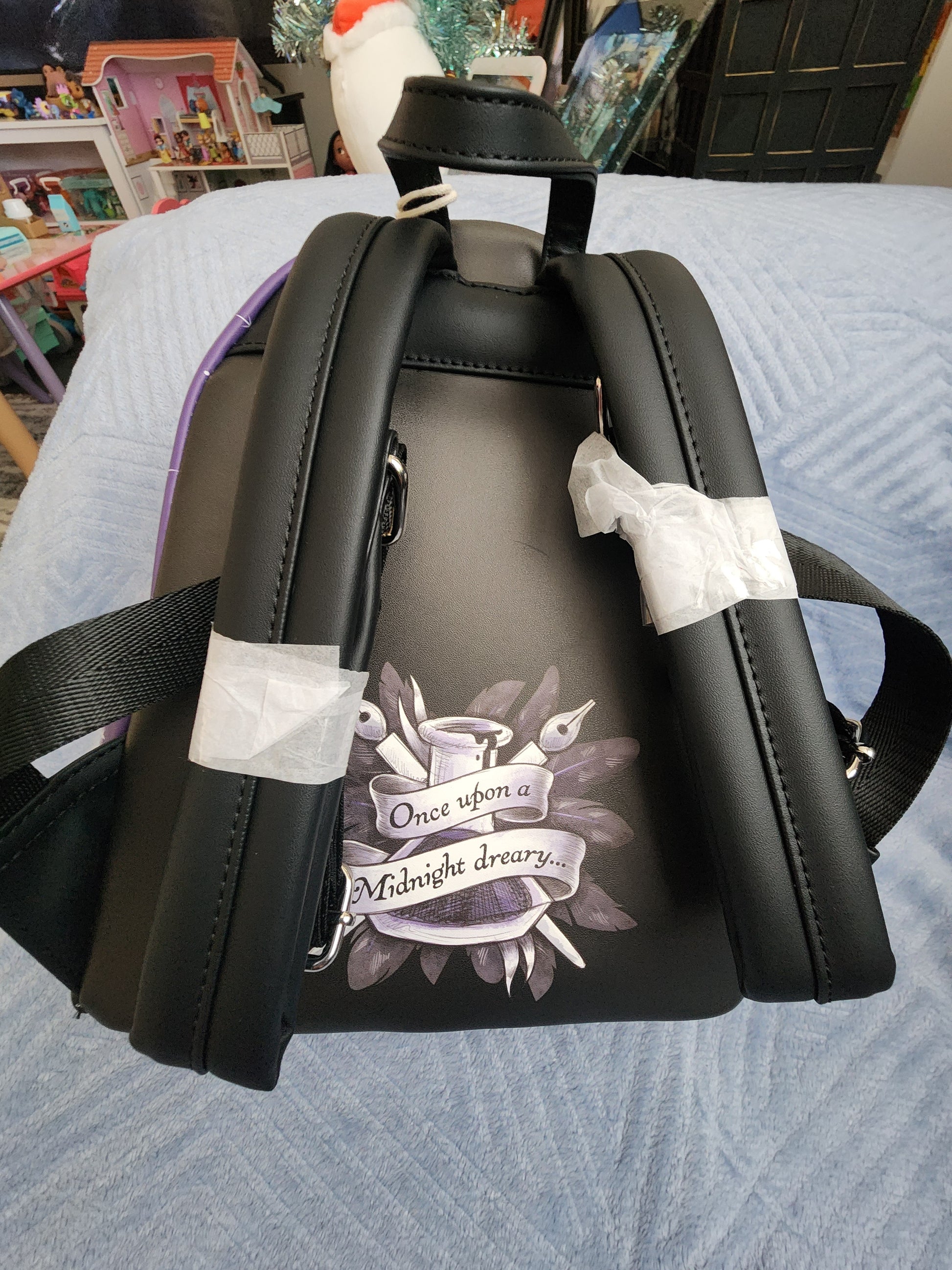 edgar allan poe mini backpack Loungefly Edgar Allen Poe Nevermore Exclusive Backpack – Gwen's Mermaid Cove