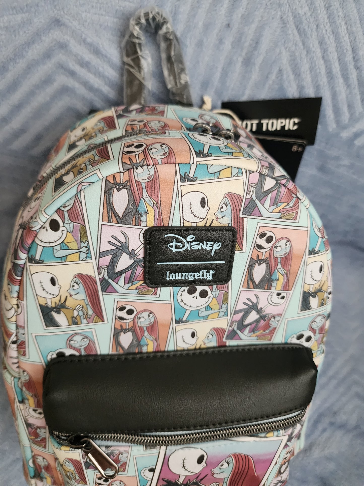 Loungefly Disney Nightmare Before Christmas Jack and Sally Portrait Backpack