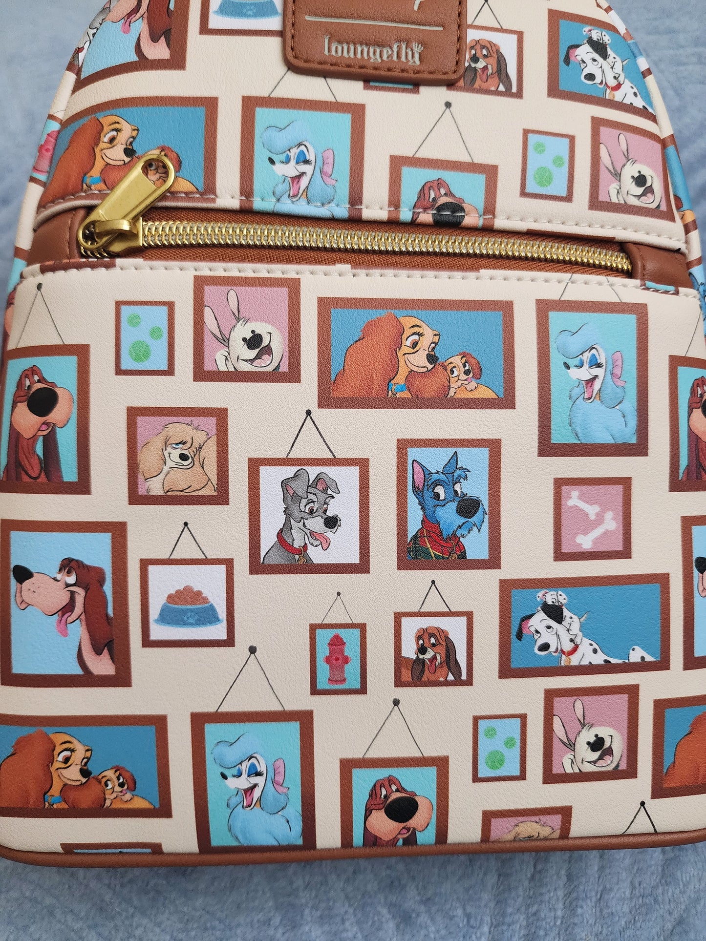 Loungefly Disney Movie Dogs Photo Gallery Backpack