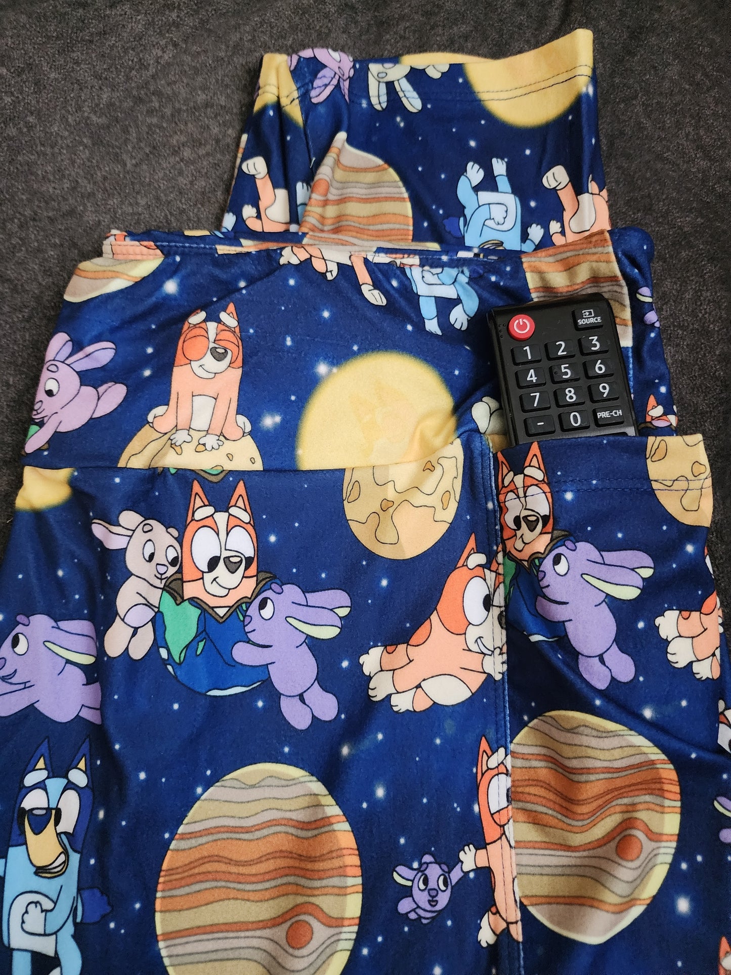 CP Bluey and Bingo Outer Space Leggings