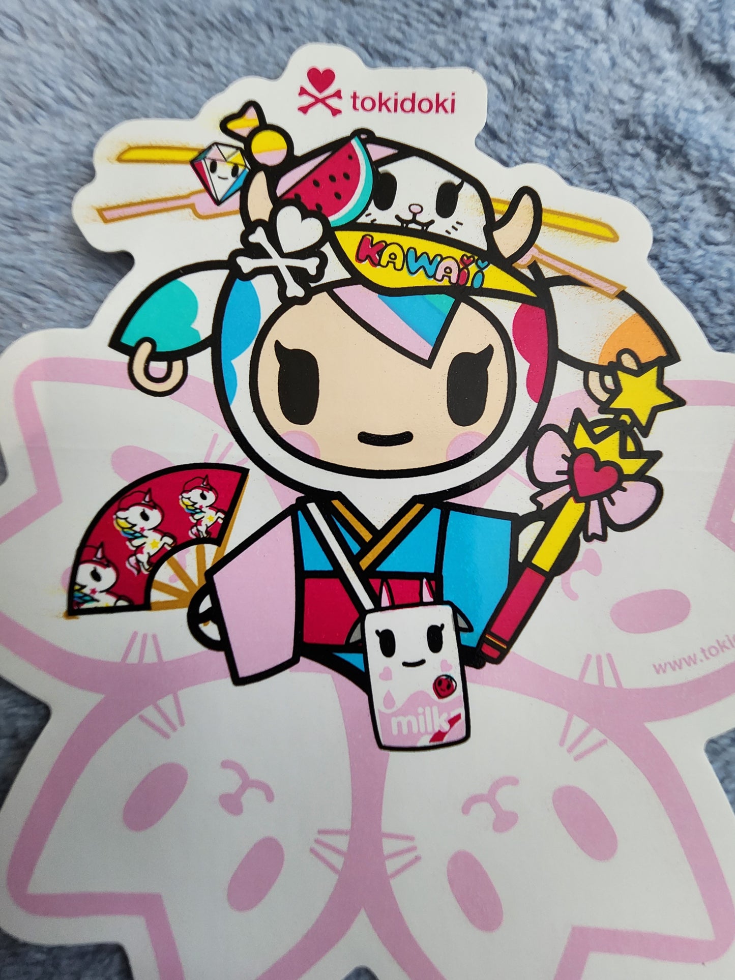 Tokidoki Kawaii Sakura Cherry Blossom Sticker