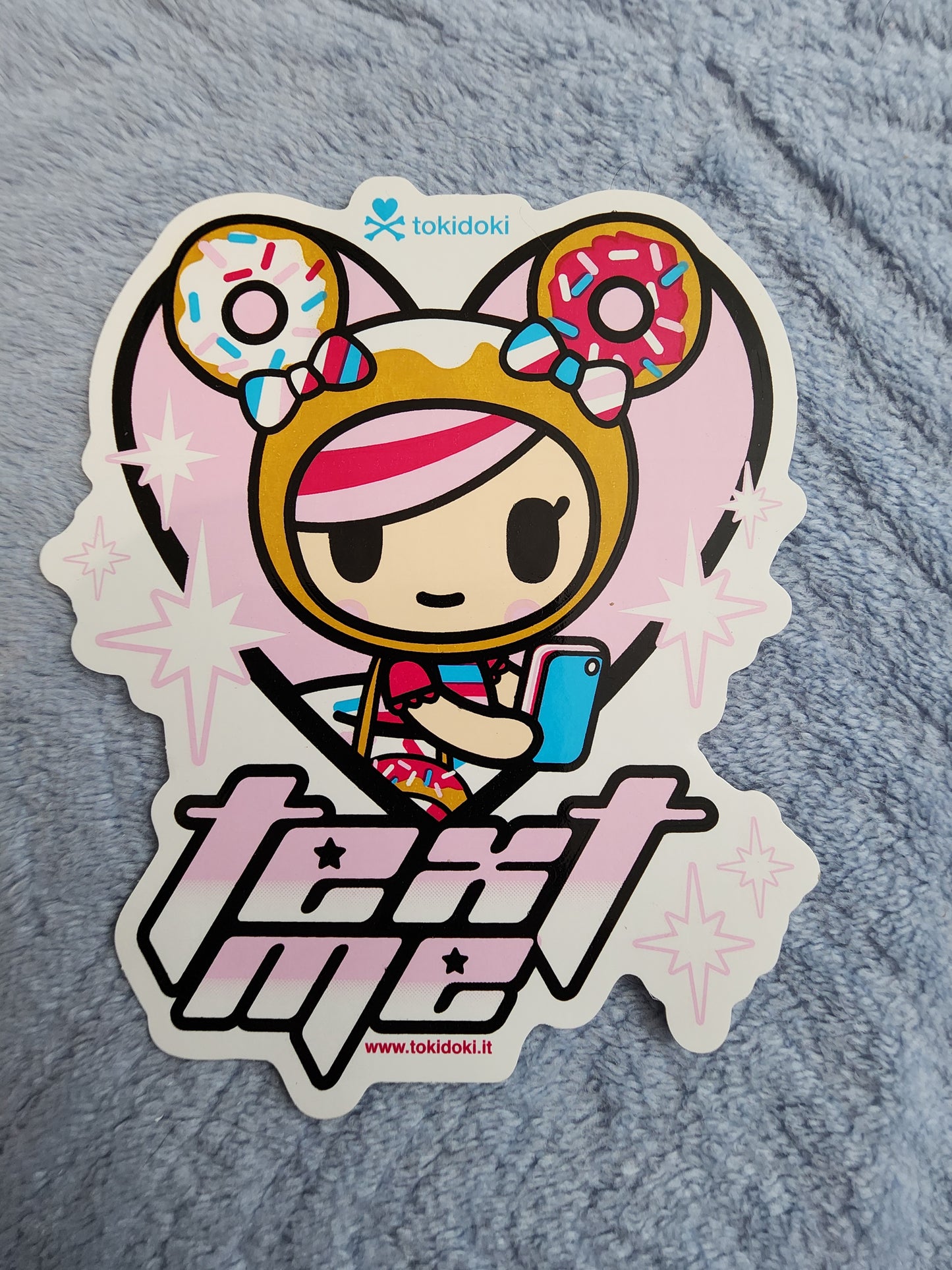 Tokidoki Donutella Text Me Sticker