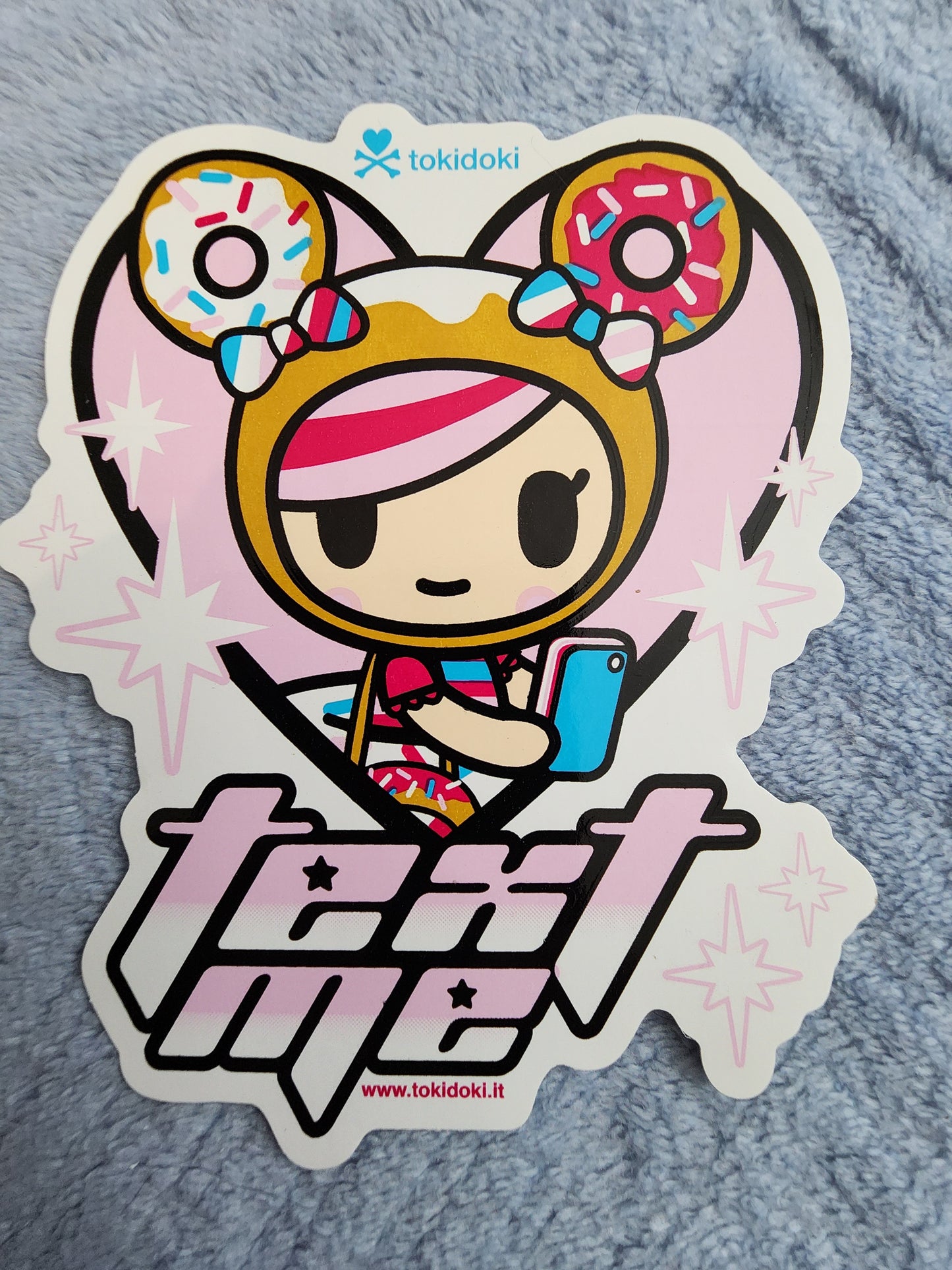 Tokidoki Donutella Text Me Sticker