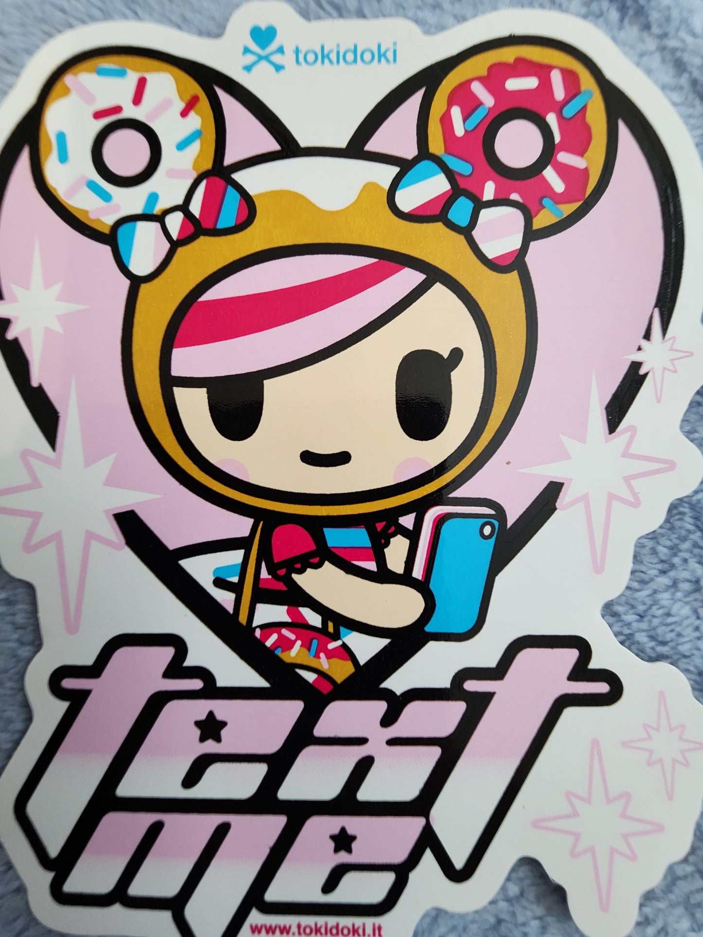 Tokidoki Donutella Text Me Sticker