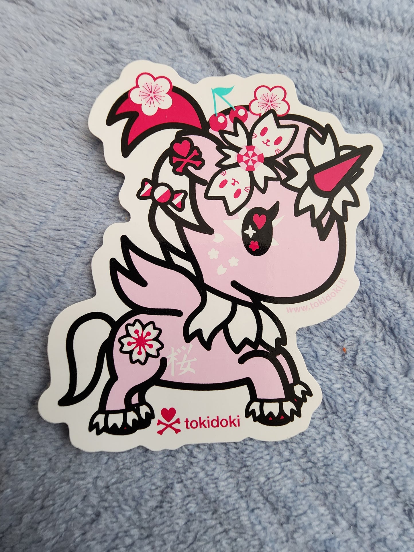 Tokidoki Unicorno Cherry Blossom Sticker
