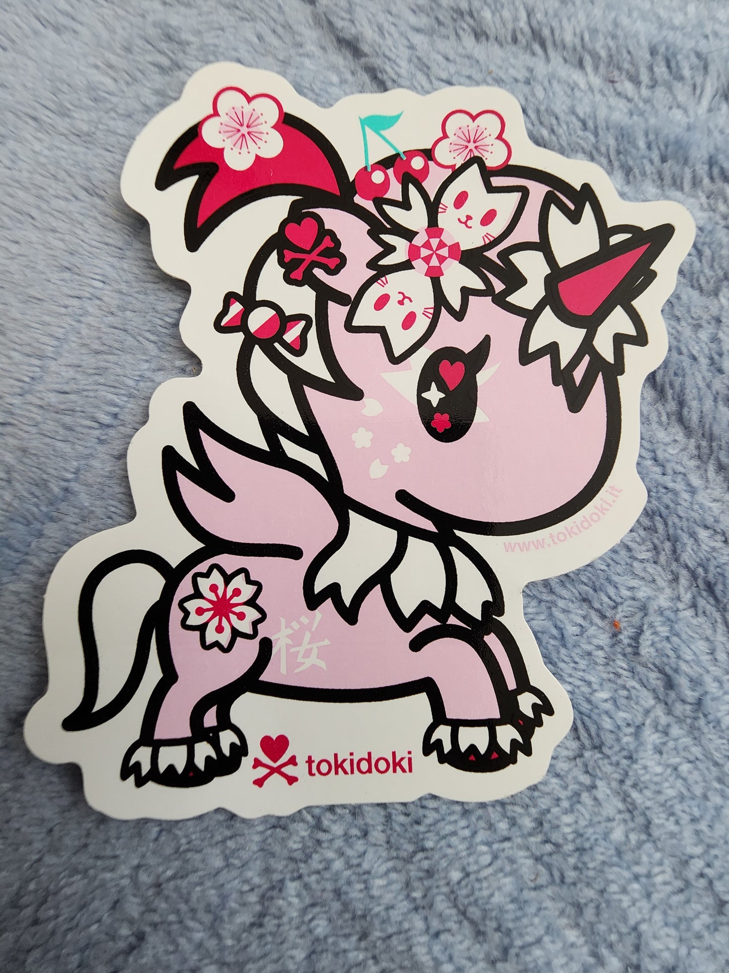 Tokidoki Unicorno Cherry Blossom Sticker
