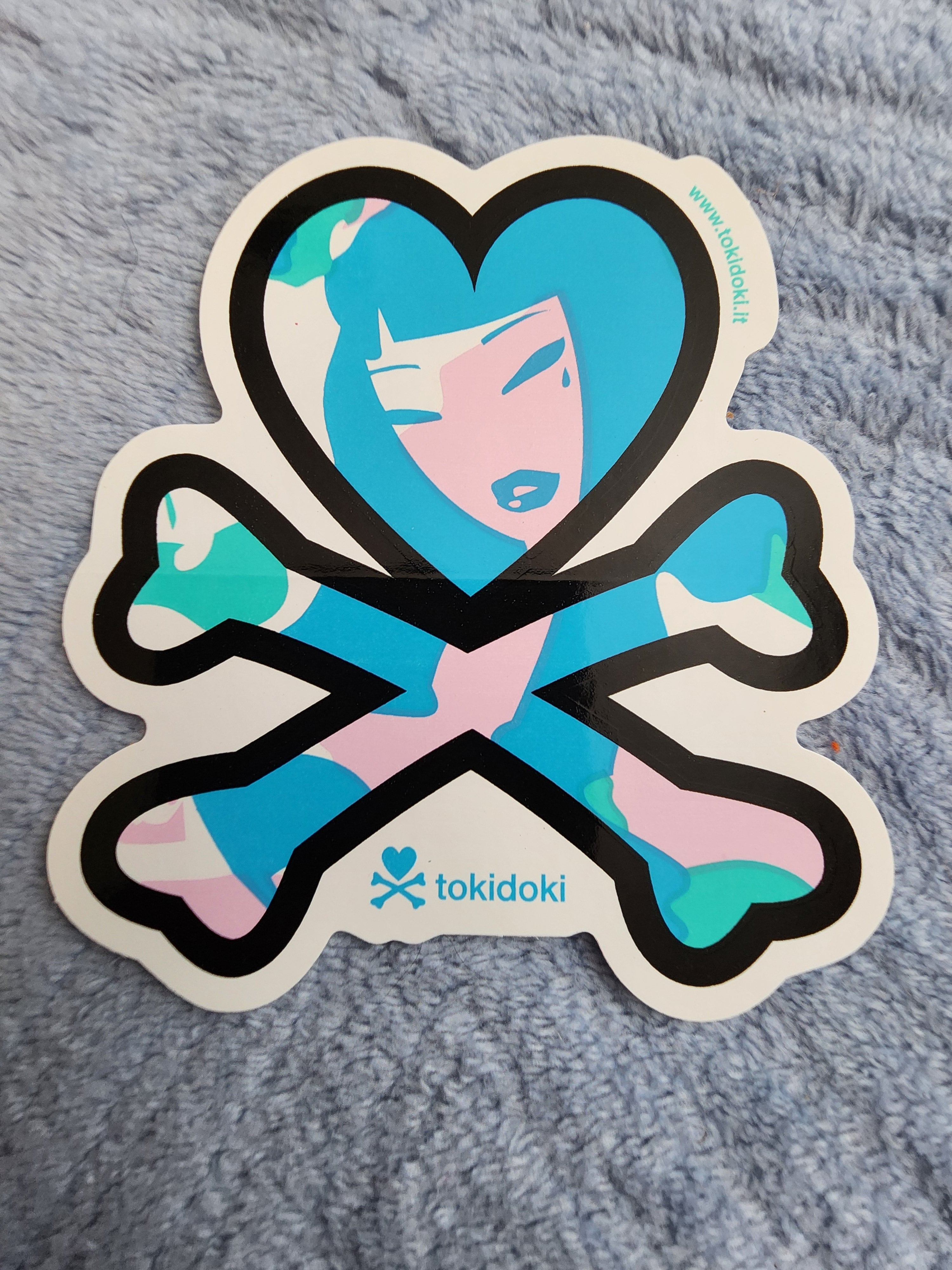 Tokidoki Heart and Crossbones Logo Sticker – Gwen's Mermaid Cove