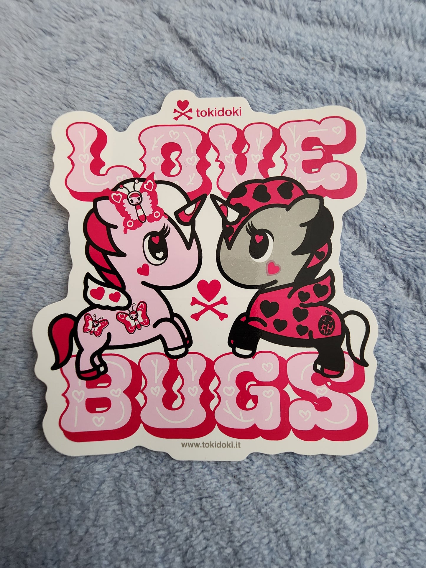 Tokidoki Unicorno Love Bugs Sticker