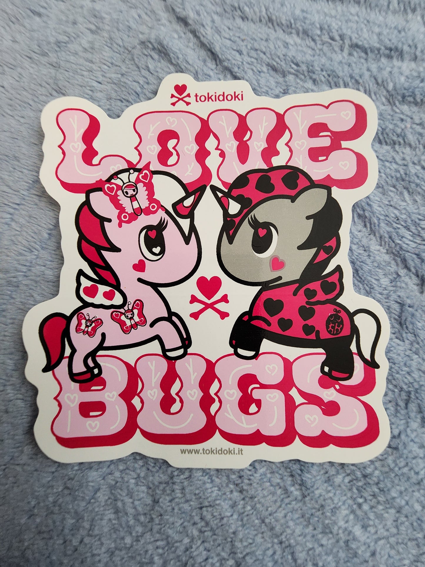 Tokidoki Unicorno Love Bugs Sticker