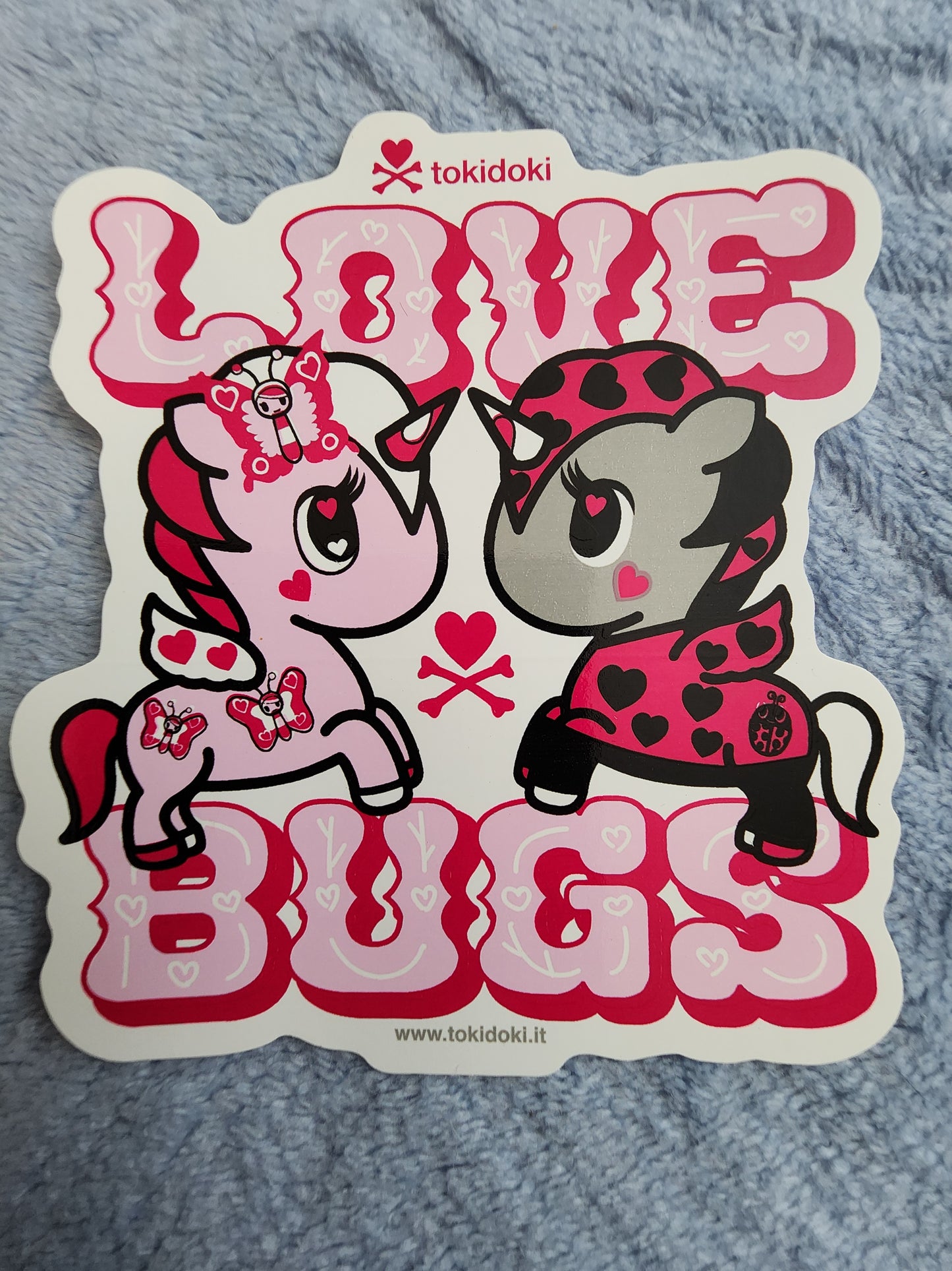 Tokidoki Unicorno Love Bugs Sticker