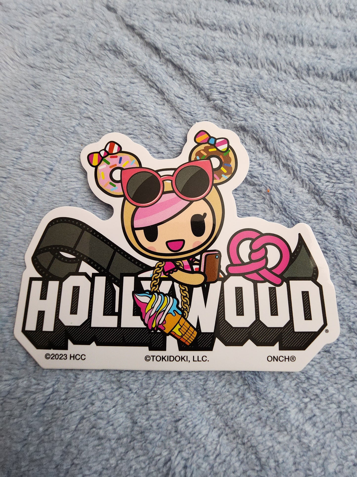 Tokidoki Donutella Hollywood Sticker