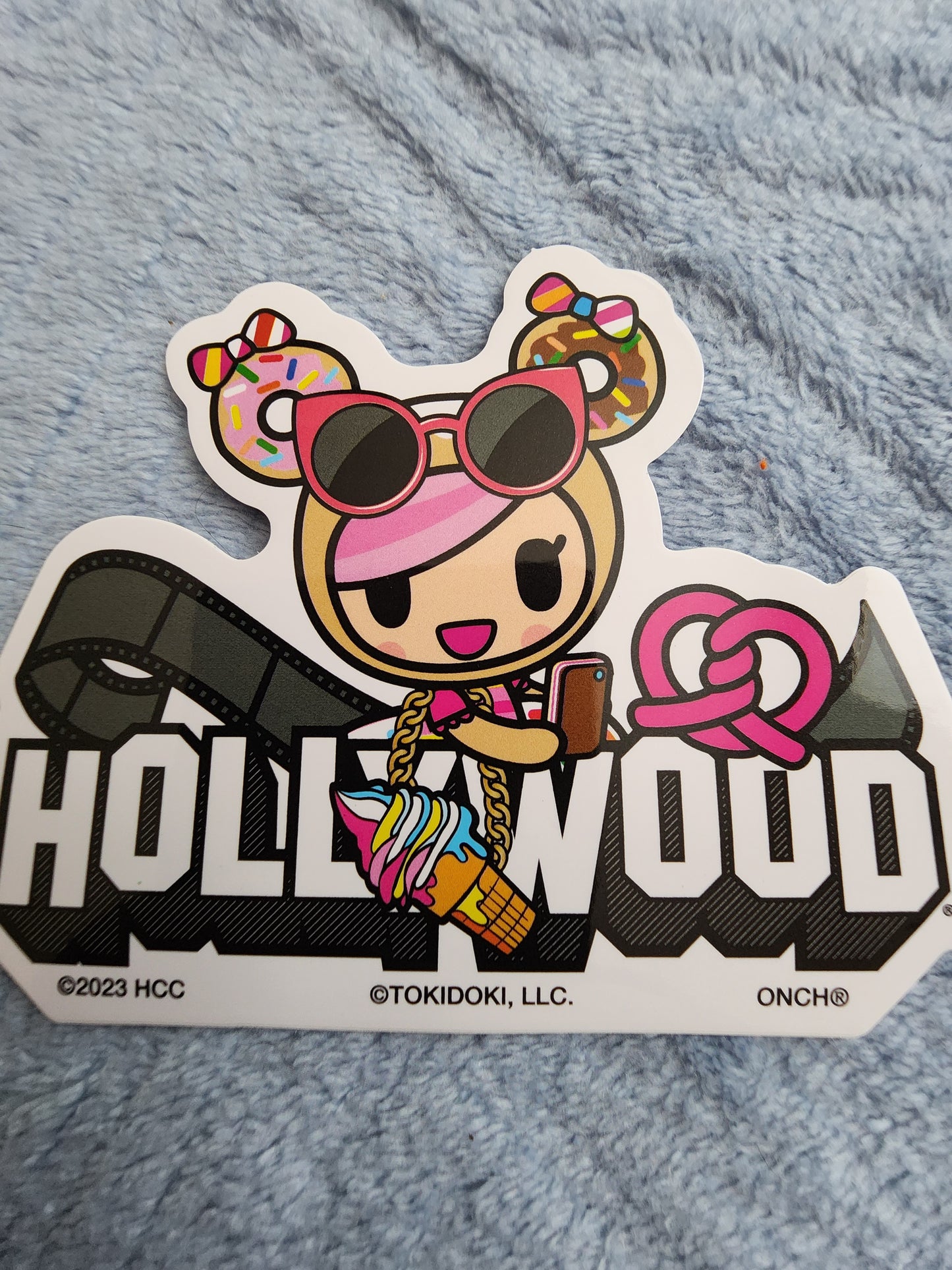 Tokidoki Donutella Hollywood Sticker