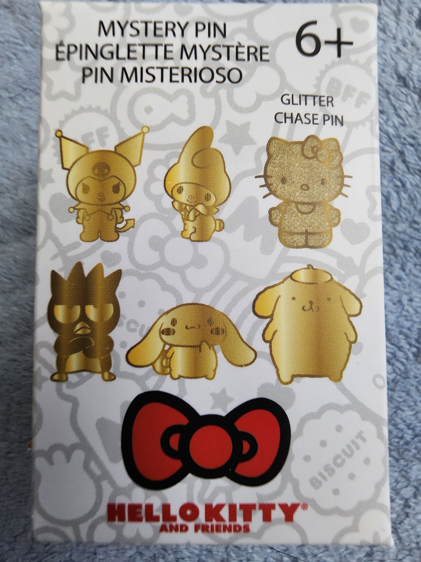 Loungefly Hello Kitty and Friends 50th Anniversary Gold Mystery Pins