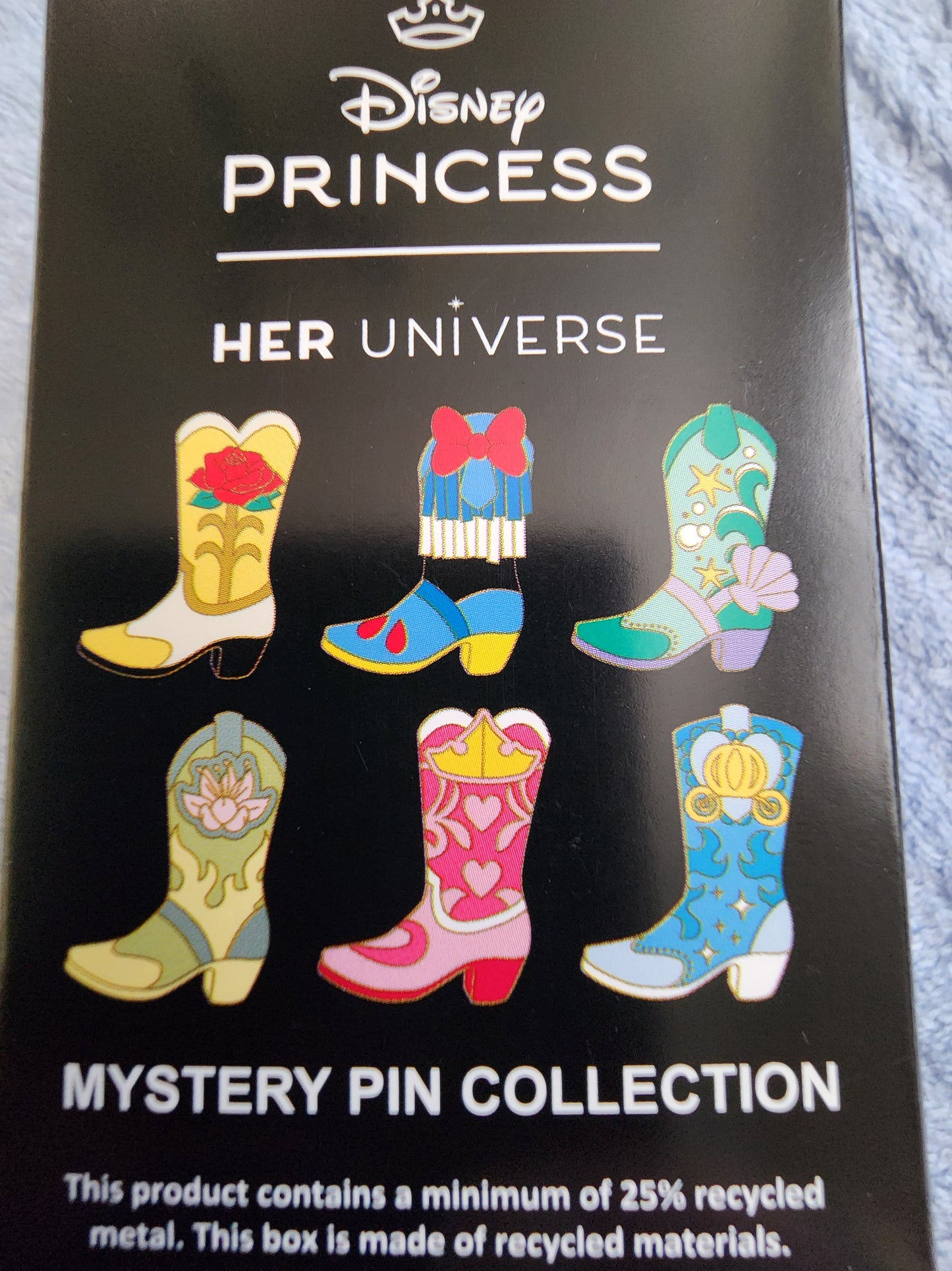 Our Universe Disney Princess Cowboy Boot Mystery Pins