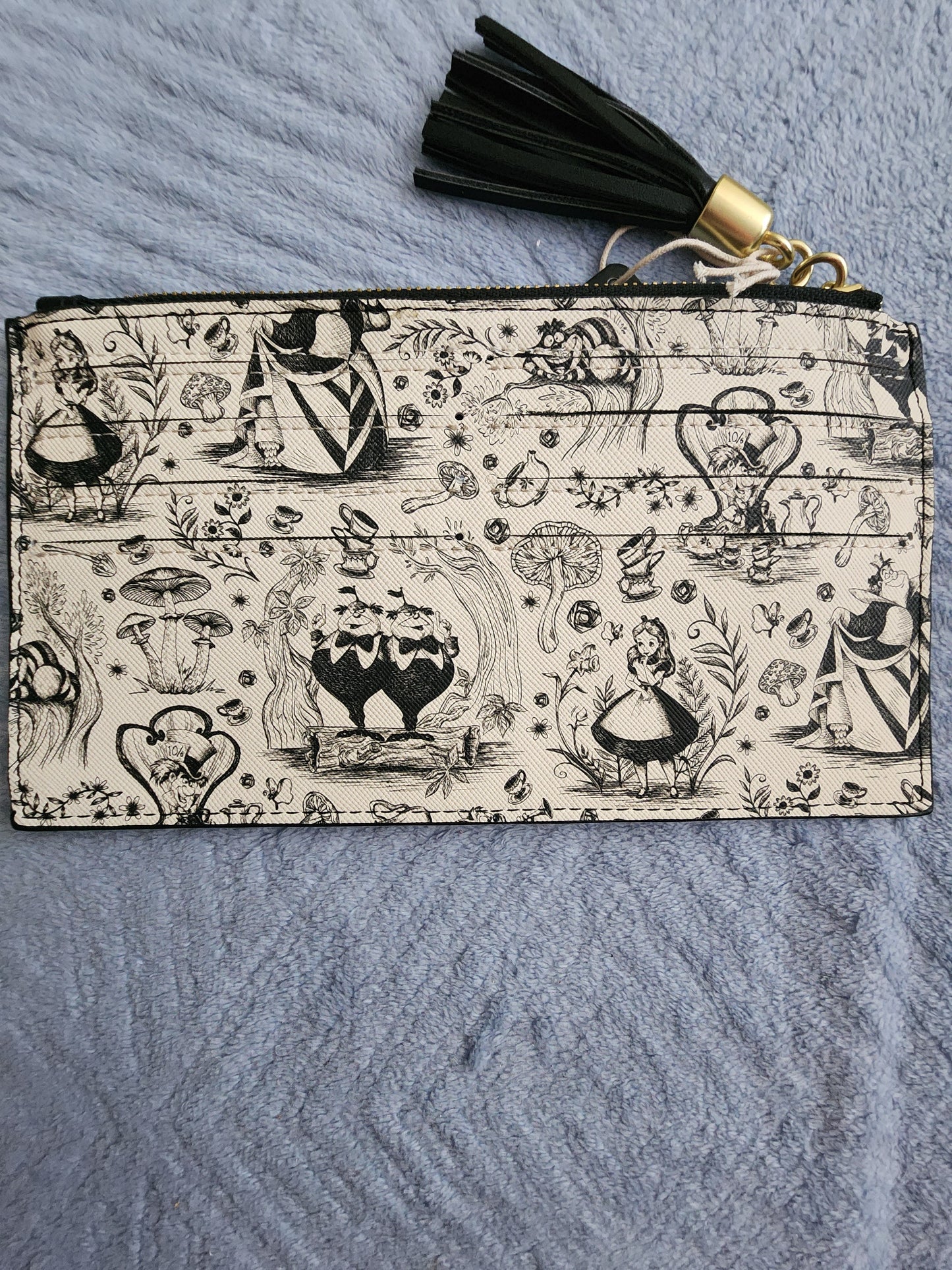 Loungefly Disney Alice in Wonderland Line Art Card Holder/Wallet