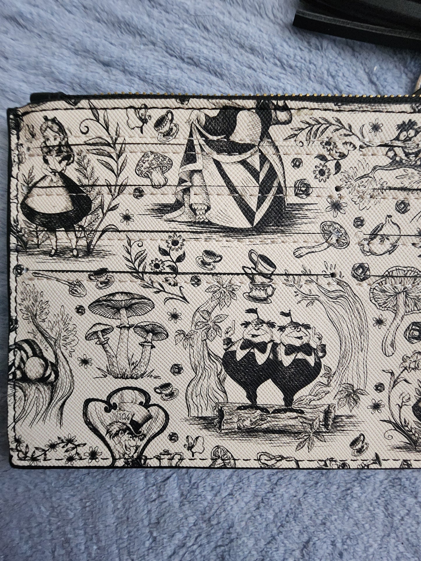 Loungefly Disney Alice in Wonderland Line Art Card Holder/Wallet