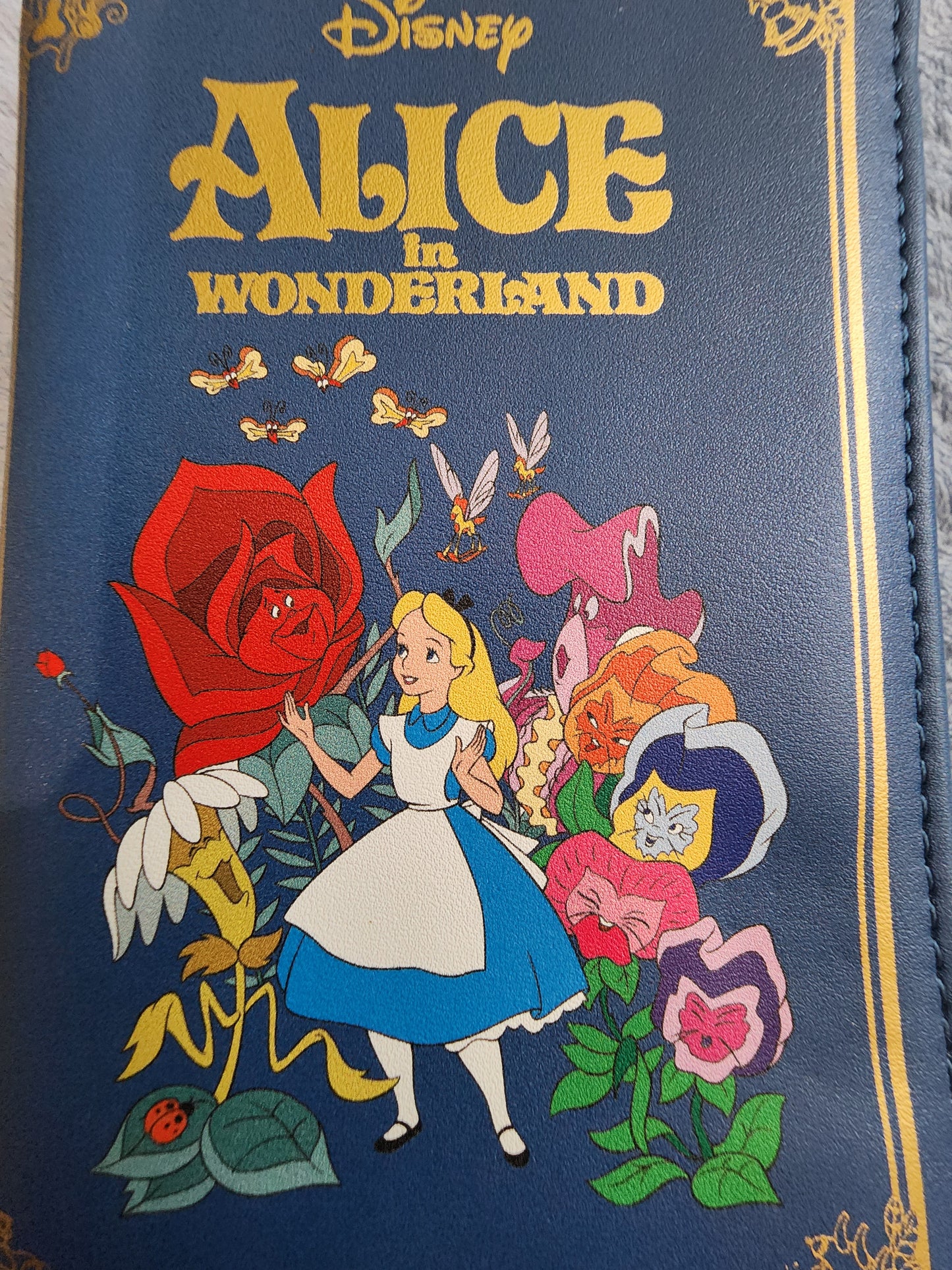 Loungefly Disney Alice in Wonderland Book Cover Wallet