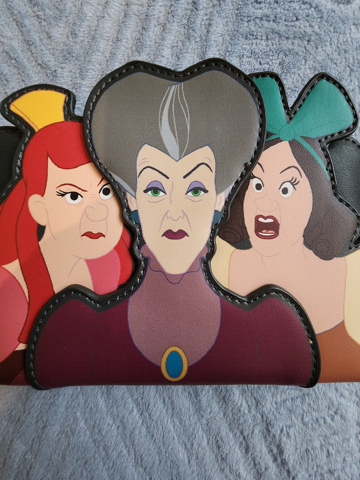 Loungefly Disney Villains Evil Stepmom and Step Sisters Wallet