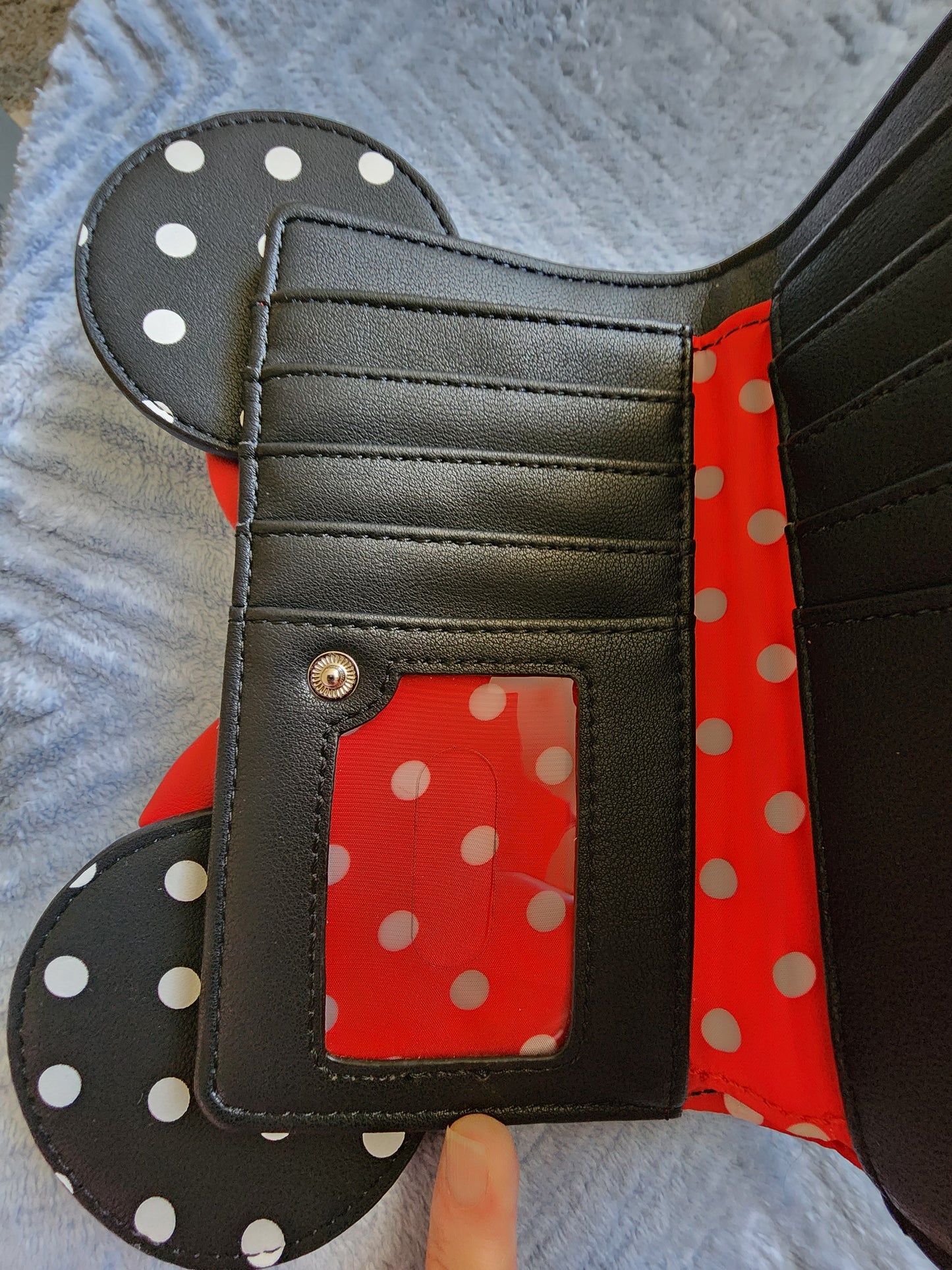 Loungefly Disney Minnie Mouse Polka Dots and Bow Wallet