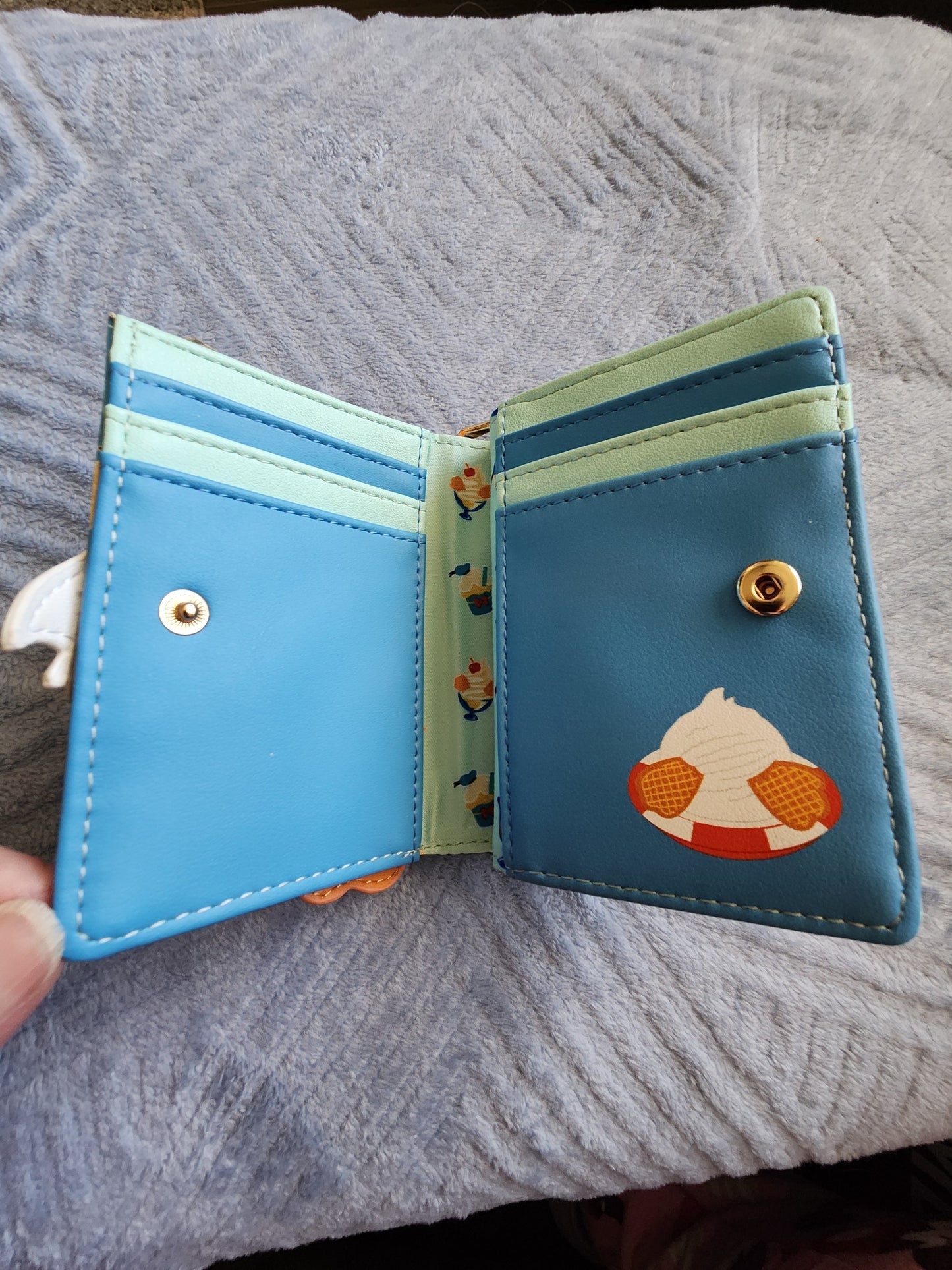 Our Universe Disney 90th Anniversary Donald Duck Ice Cream Treats Wallet